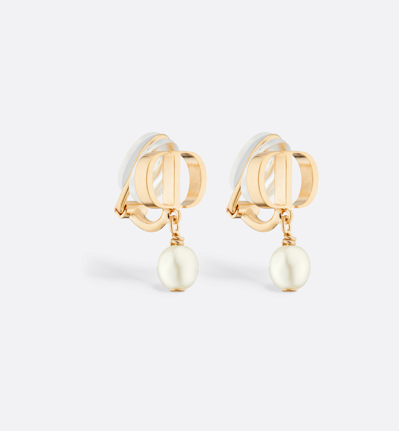 Dior Petit CD Clip-On Earrings outlook