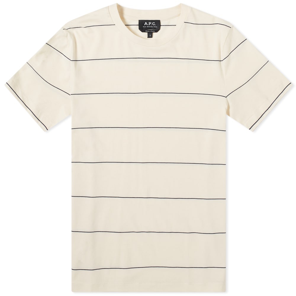 A.P.C. Nathan Stripe Tee - 1