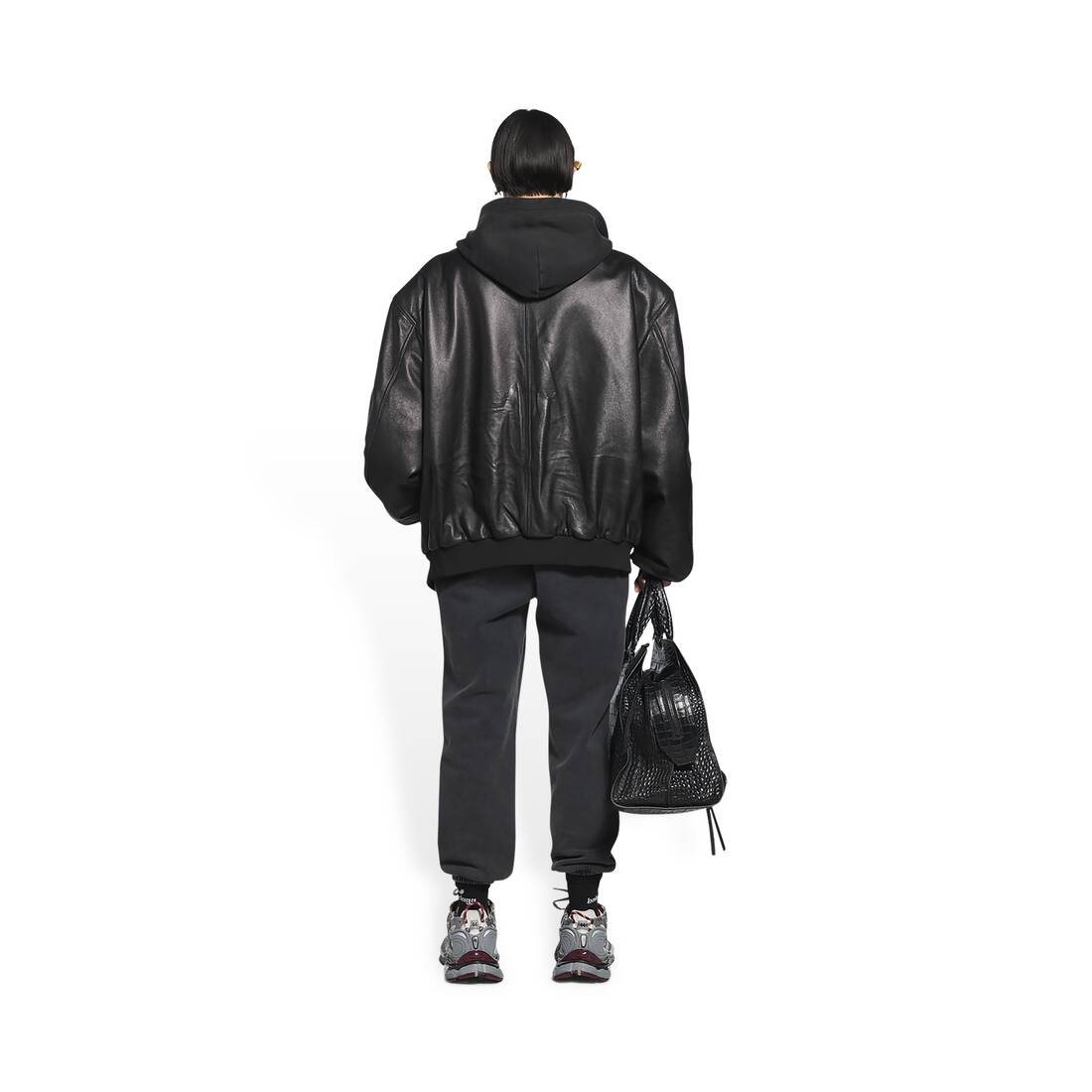 Sporty B Taxi Blouson in Black - 5