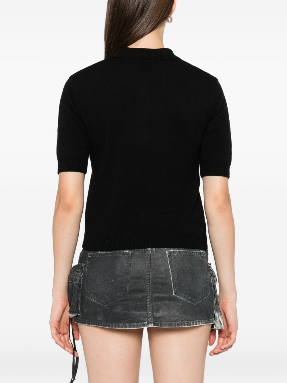 embroidered-logo polo shirt - 4