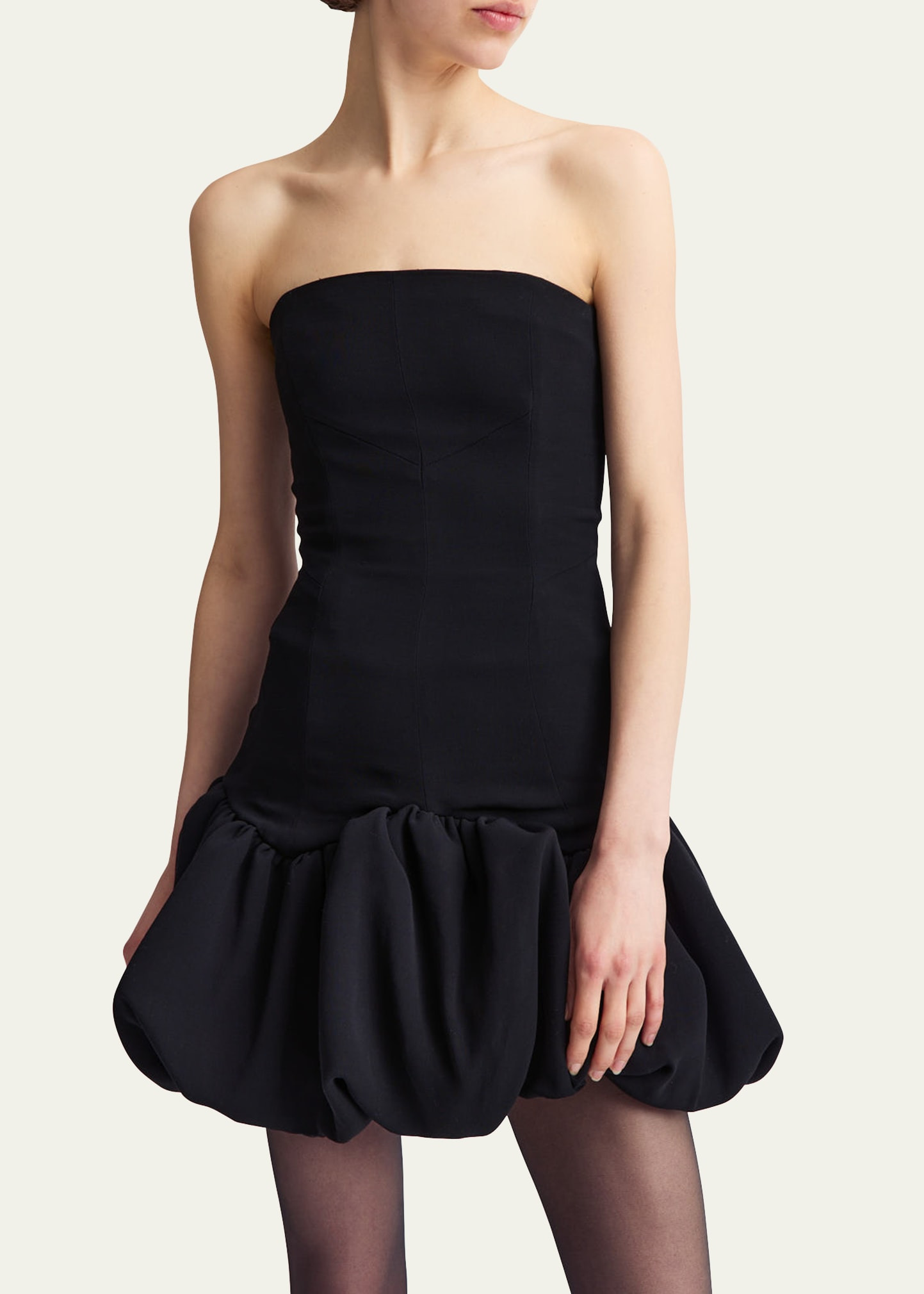 Garance Strapless Drop-Waist Mini Dress - 5