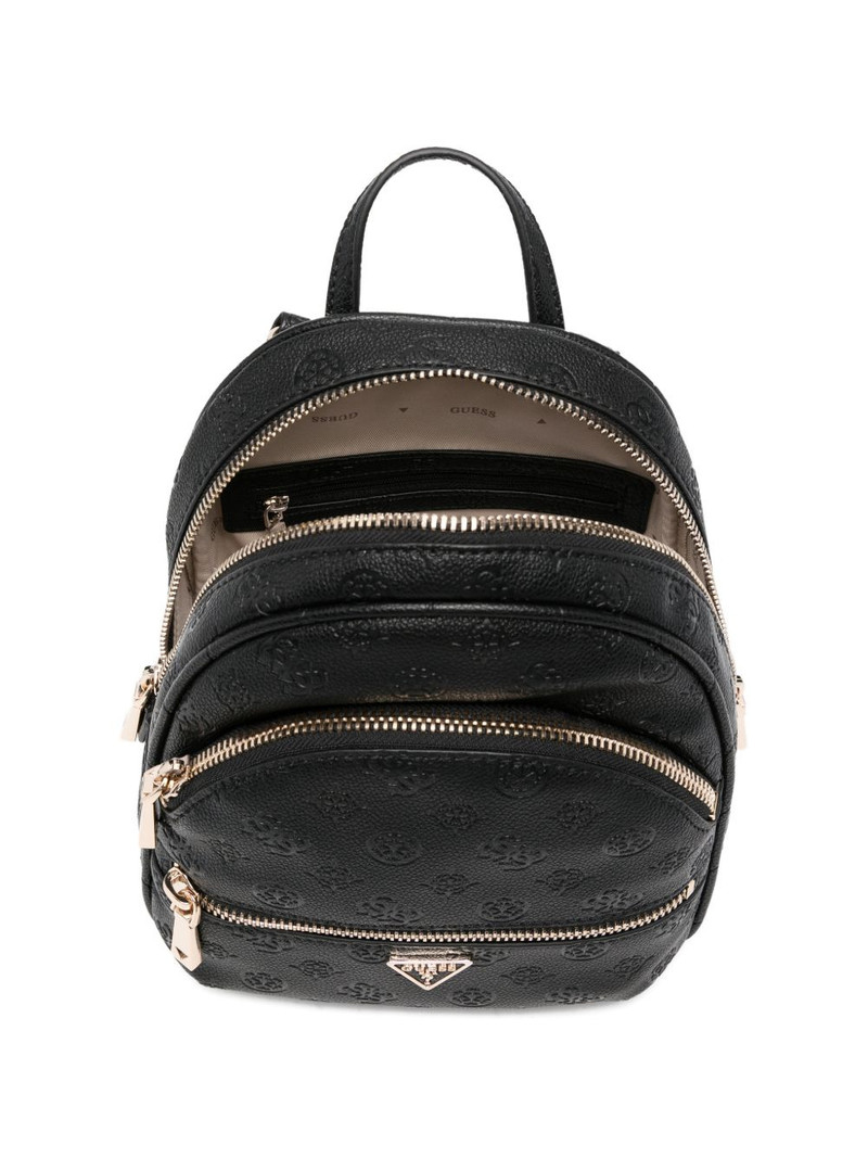 debossed-logo zip backpack 4