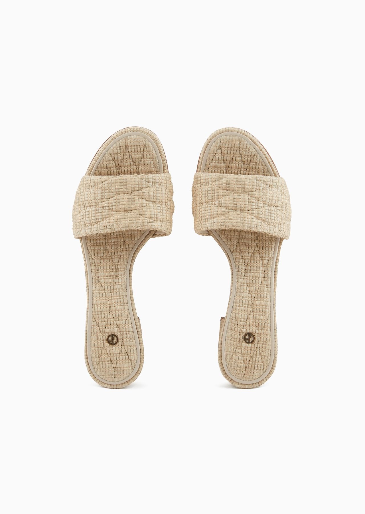Quilted raffia sandals - 3