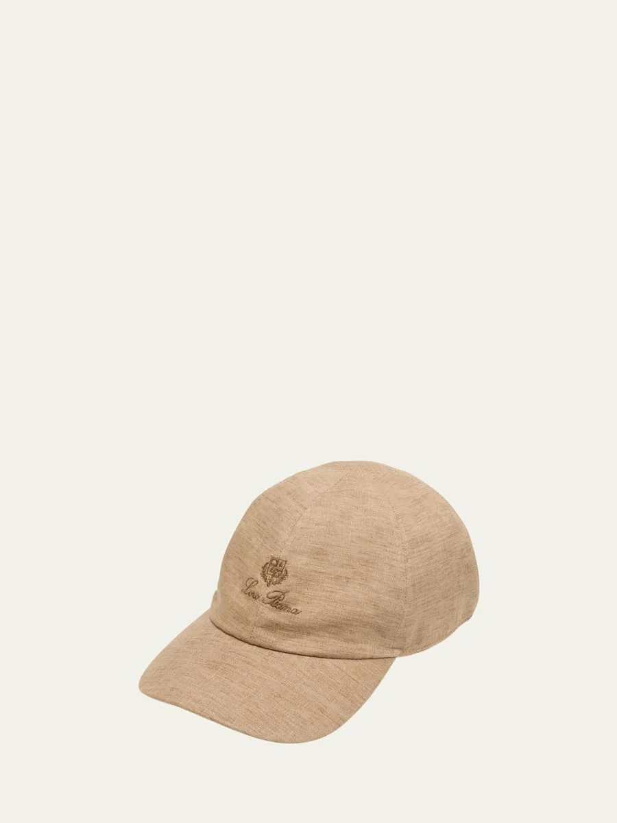 Men's Linen 6-Panel Baseball Hat - 1