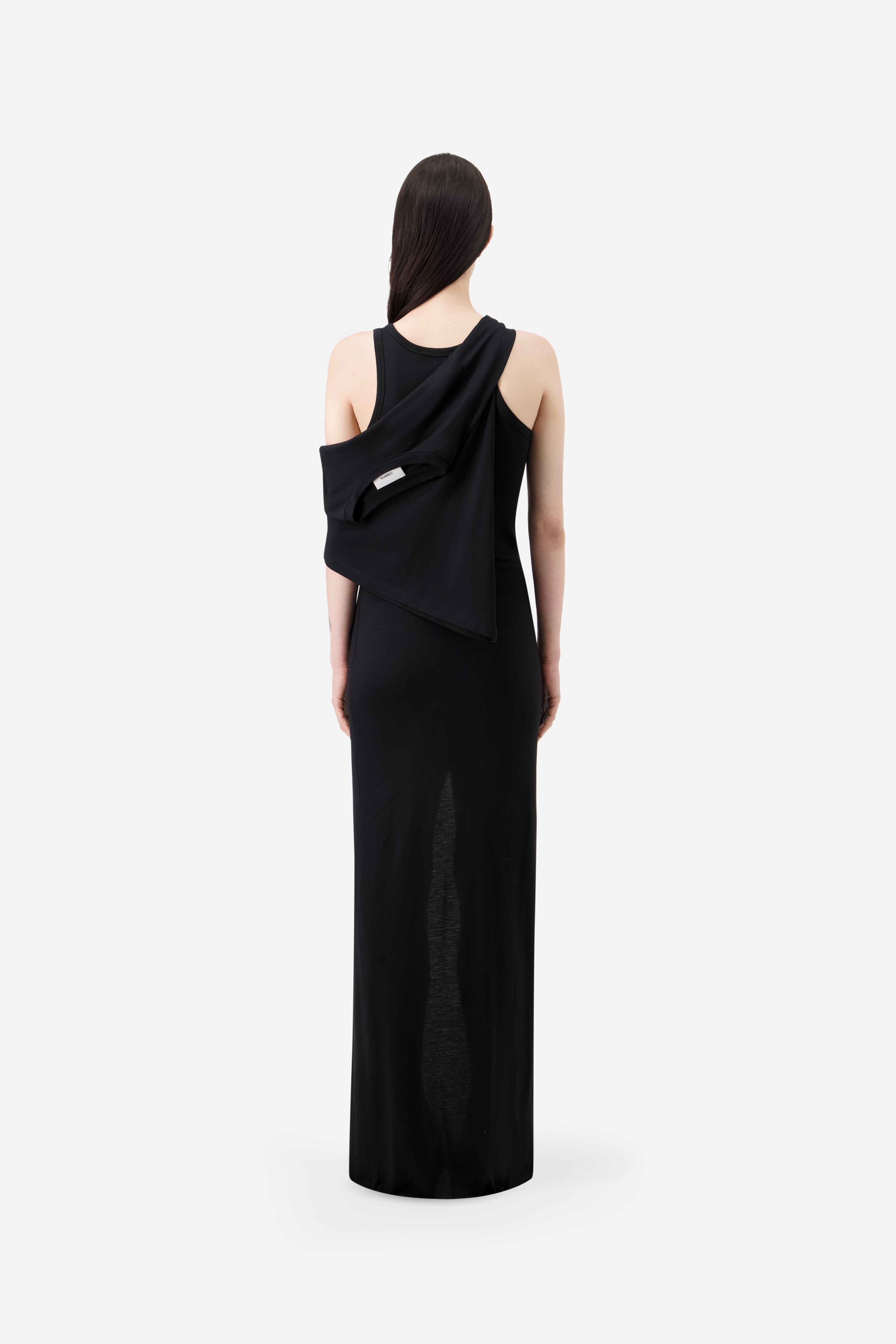 Knotted Jersey Maxi Dress - 4