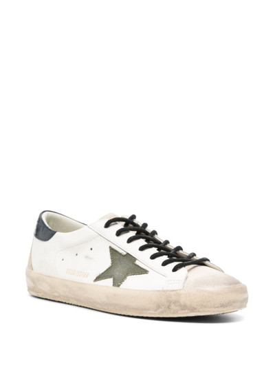 Golden Goose Super-Star distressed leather sneakers outlook