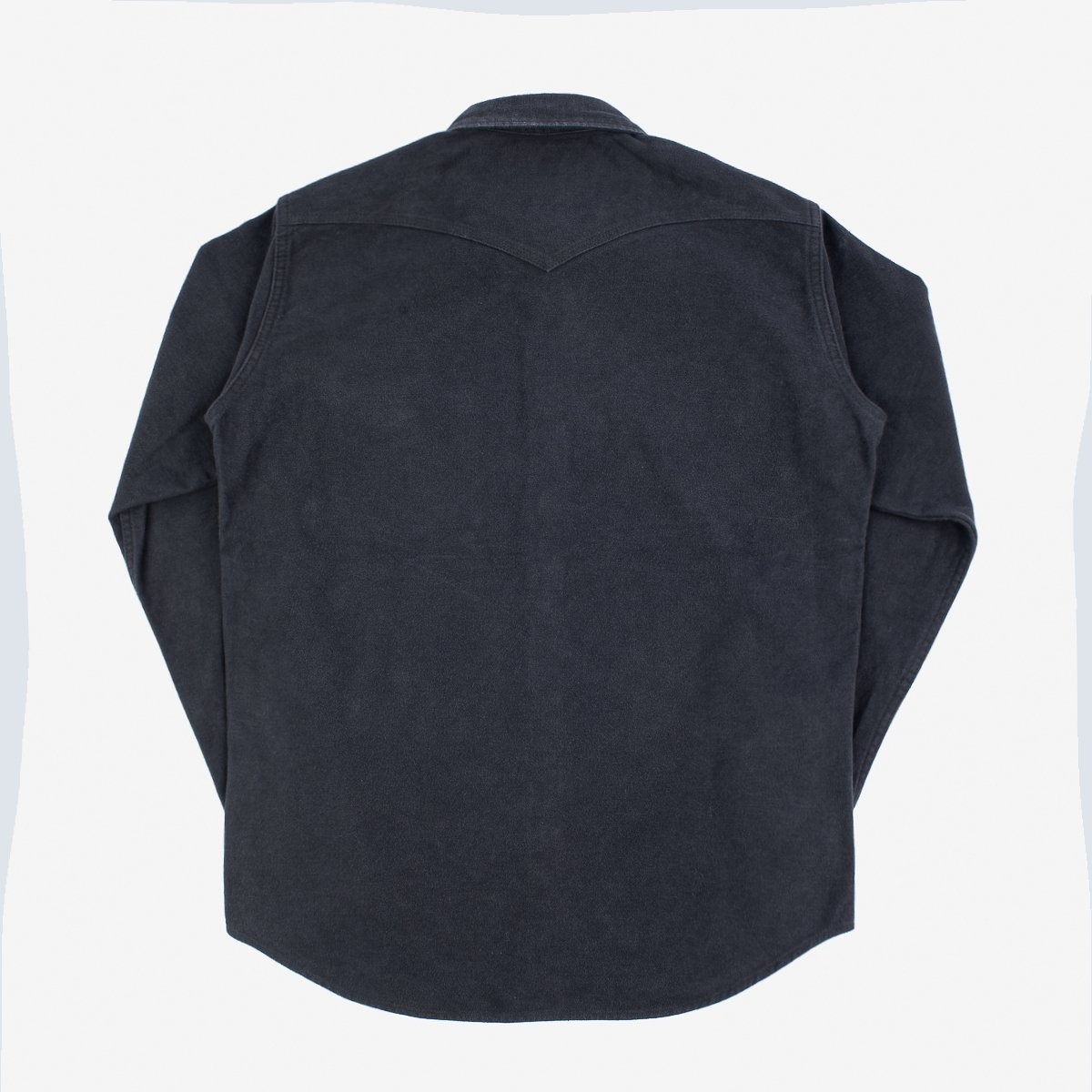 9oz Raised Whipcord Western Shirt - Black - 4