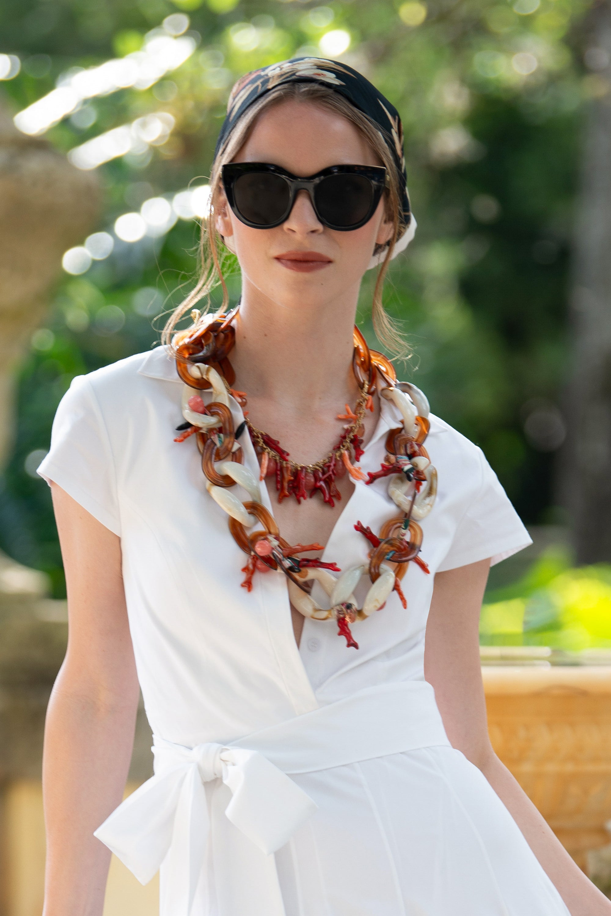 Marilyn Necklace - Bone Multi - 2