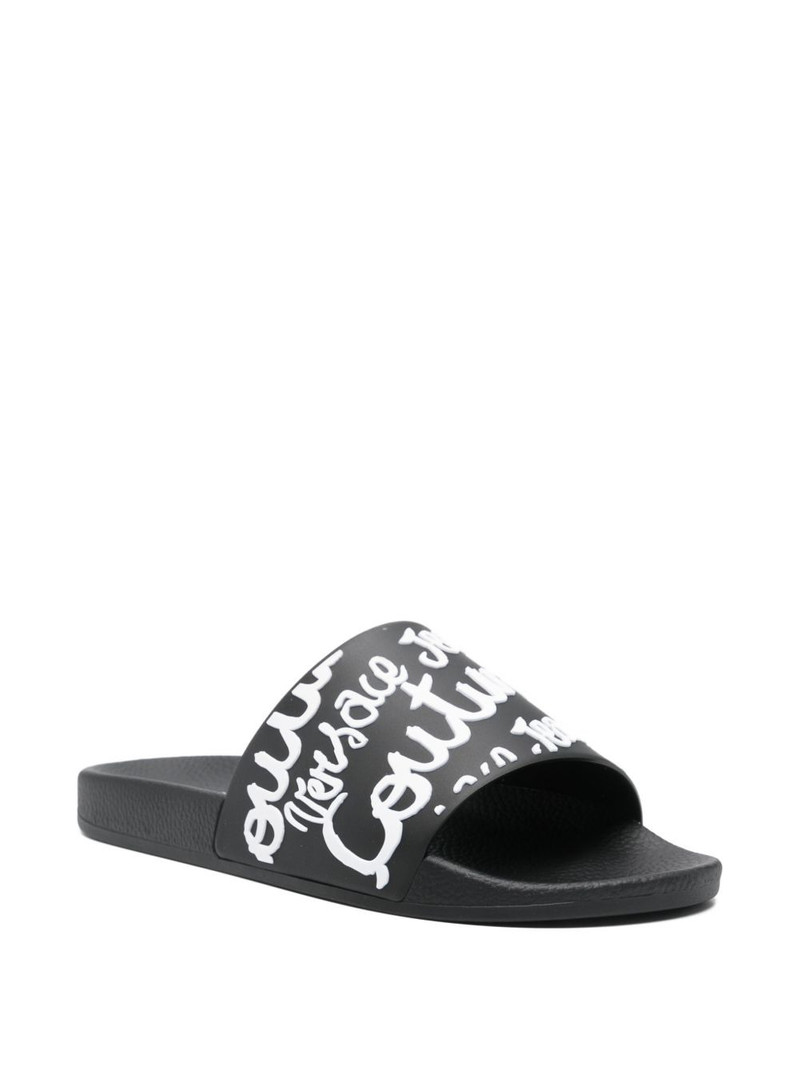 VERSACE JEANS COUTURE printed slides outlook