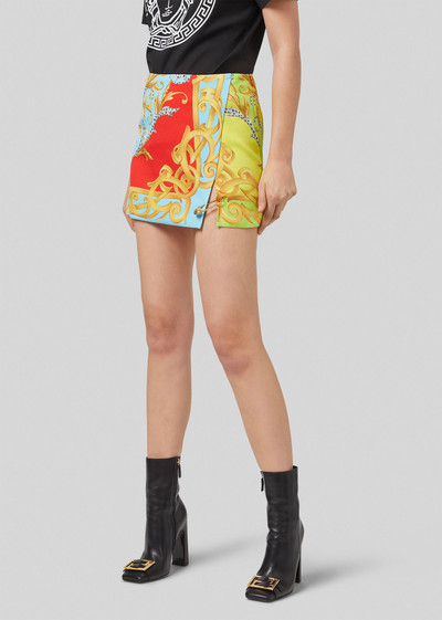 VERSACE Summer Capsule Print Mini Skirt outlook