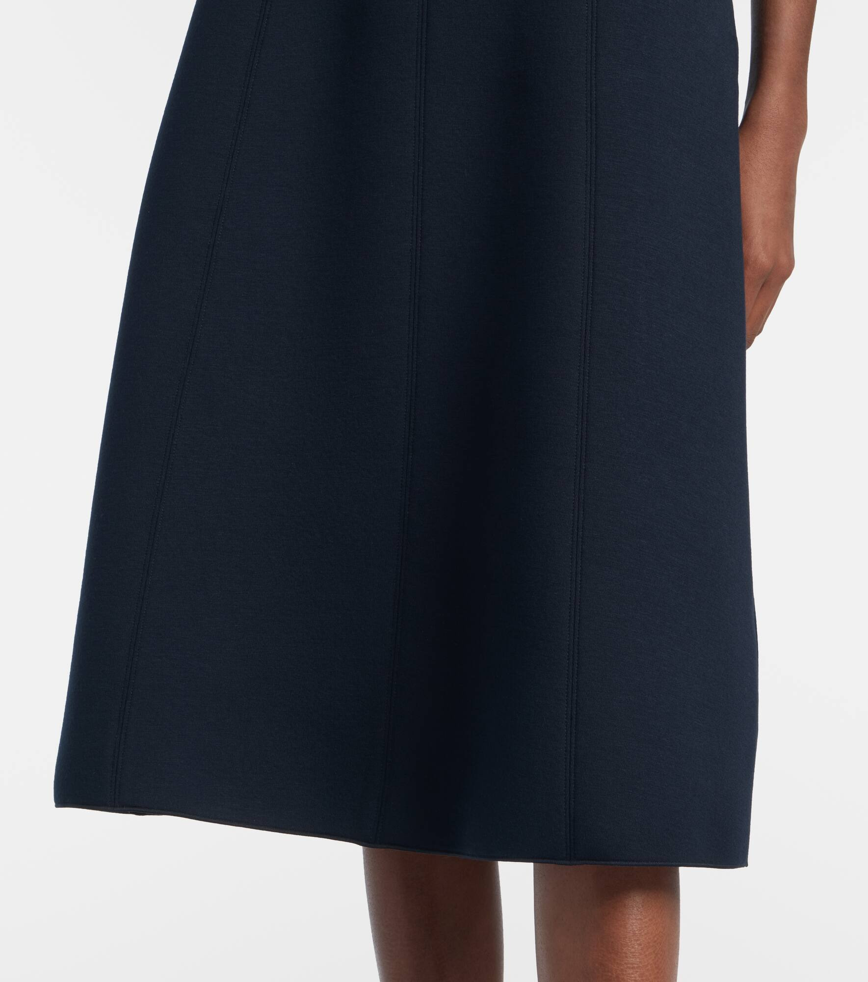 Abaco pleated jersey midi skirt - 5