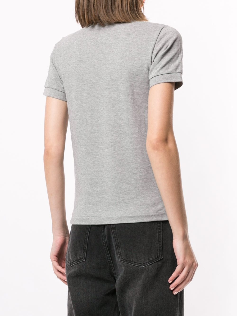 logo embroidered polo shirt - 4