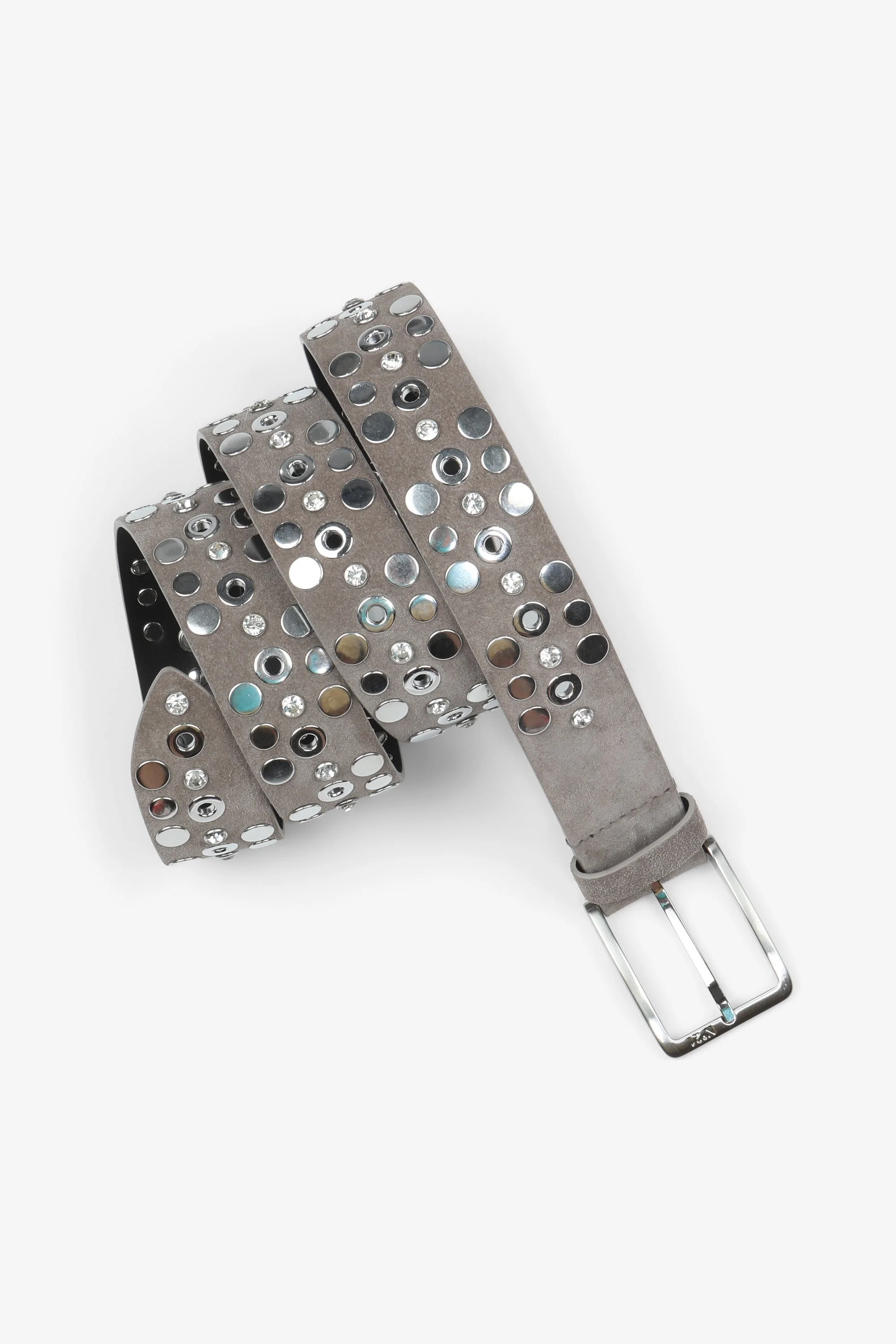 SUEDE BELT WITH STUDS - 1