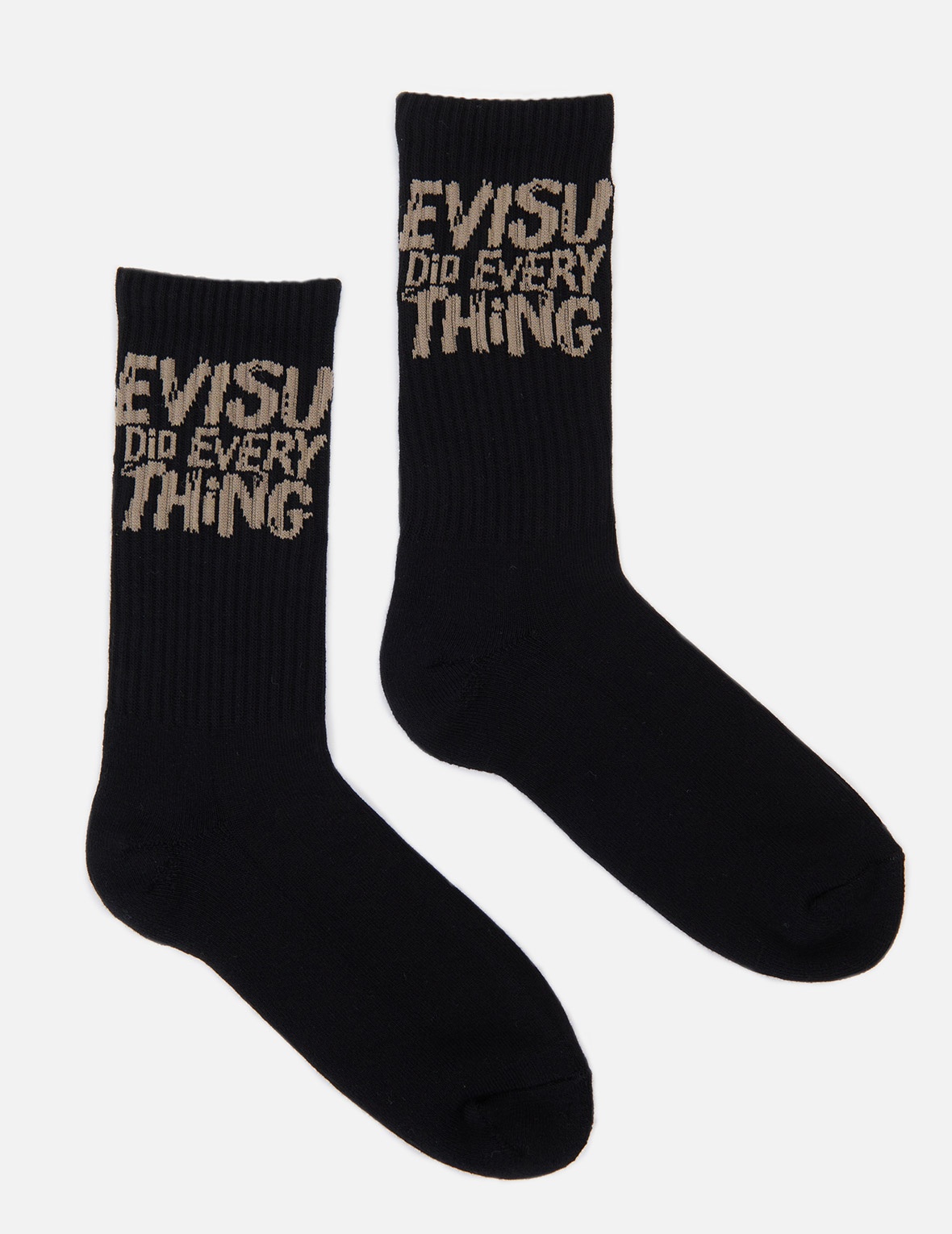 3-PACK GRAFFITI SLOGAN JACQUARD LONG SOCKS - 8