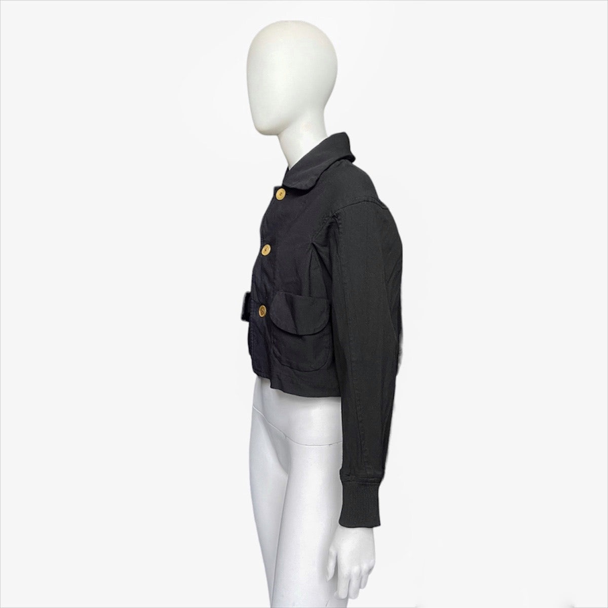 COMME DES GARÇONS ss05 baseball cropped jacket S - 4