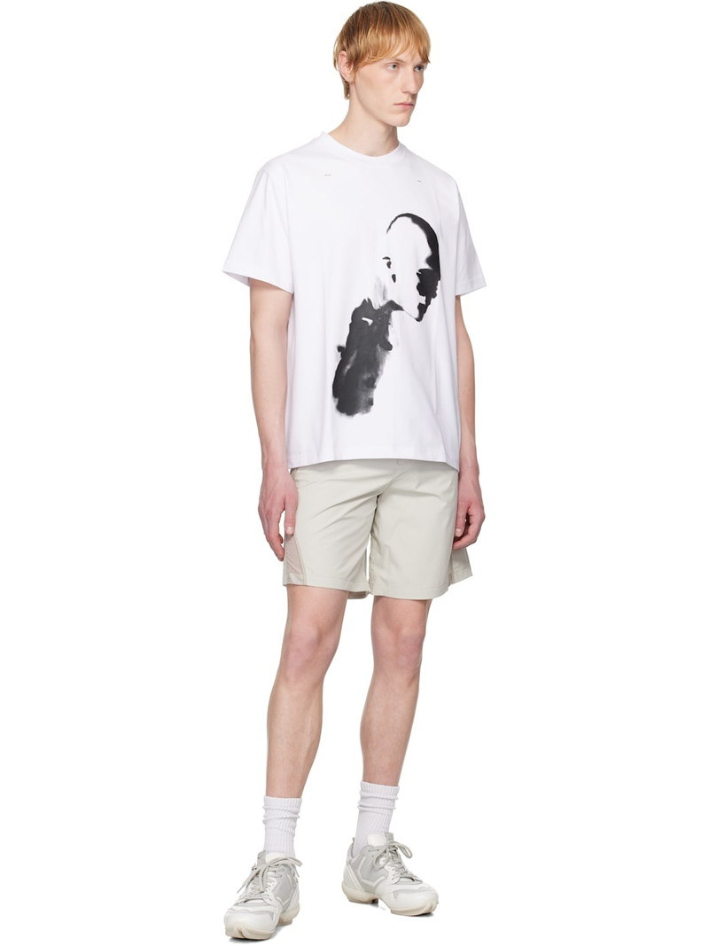 HELIOT EMIL™ White AI Generated Print T-shirt outlook