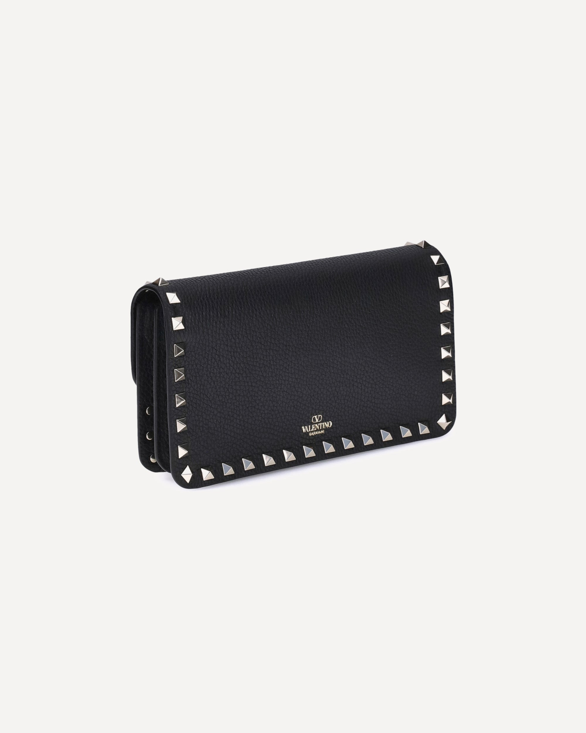 Rockstud Pochette with chain - 3