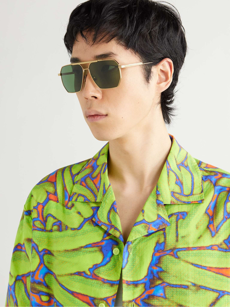 Bottega Veneta Aviator-Style Gold-Tone Sunglasses outlook