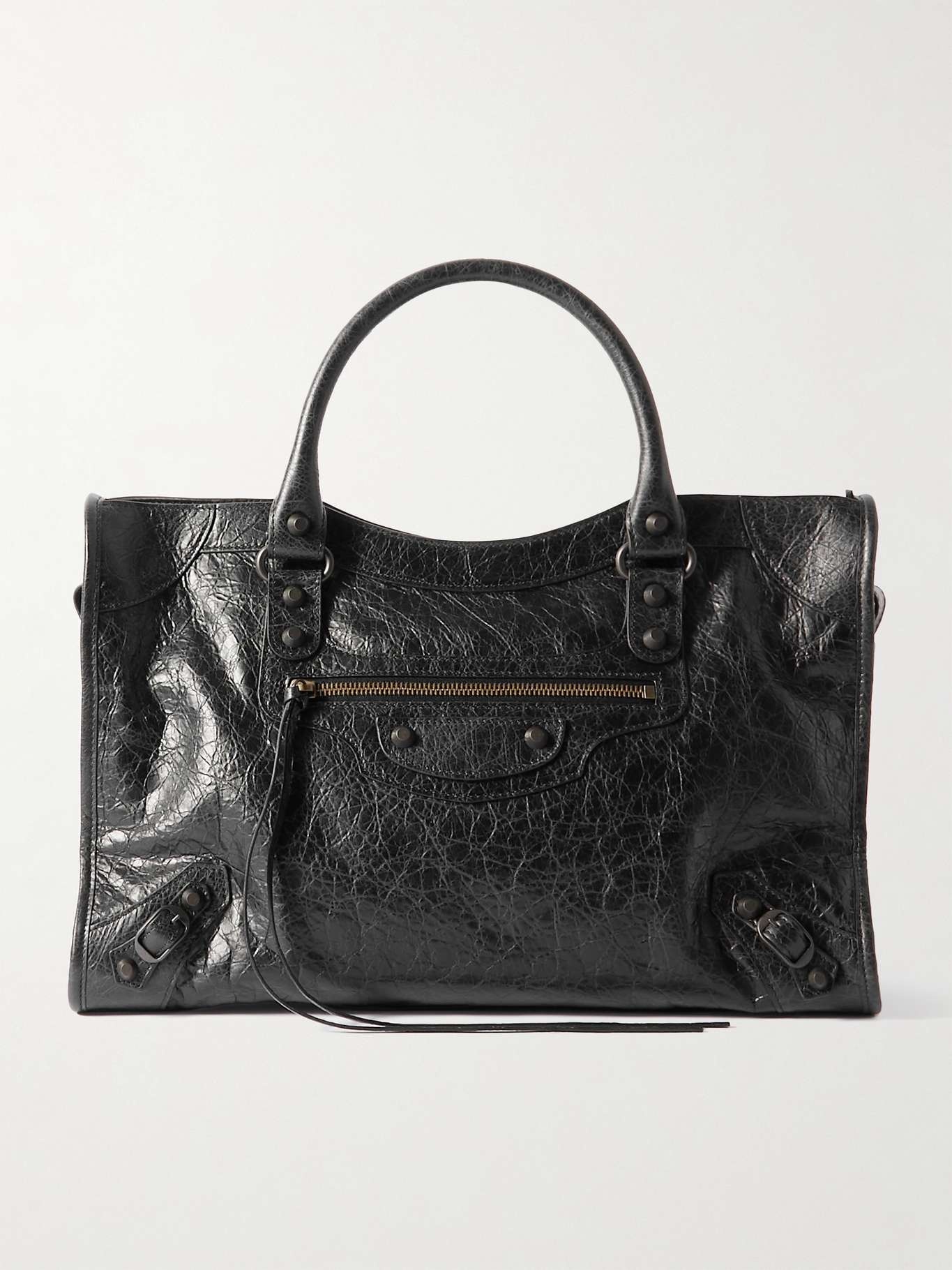 Le City medium textured-leather tote - 1