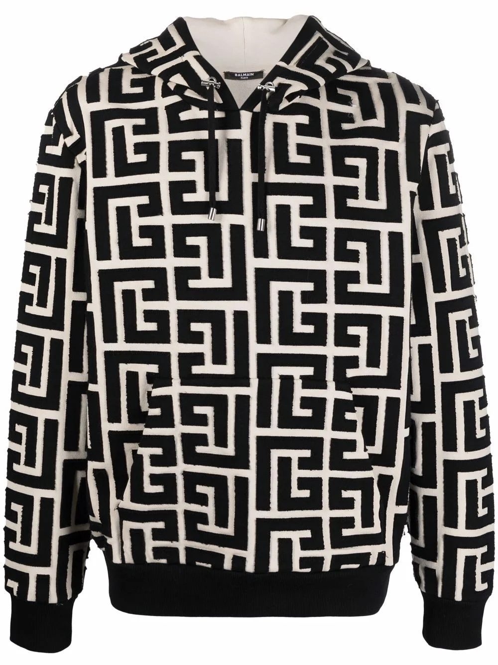 MONOGRAM-PRINT HOODIE - 1