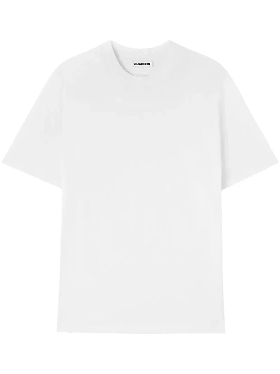 Jil Sander Crewneck Short Sleeves Classic T-Shirt Clothing - 1
