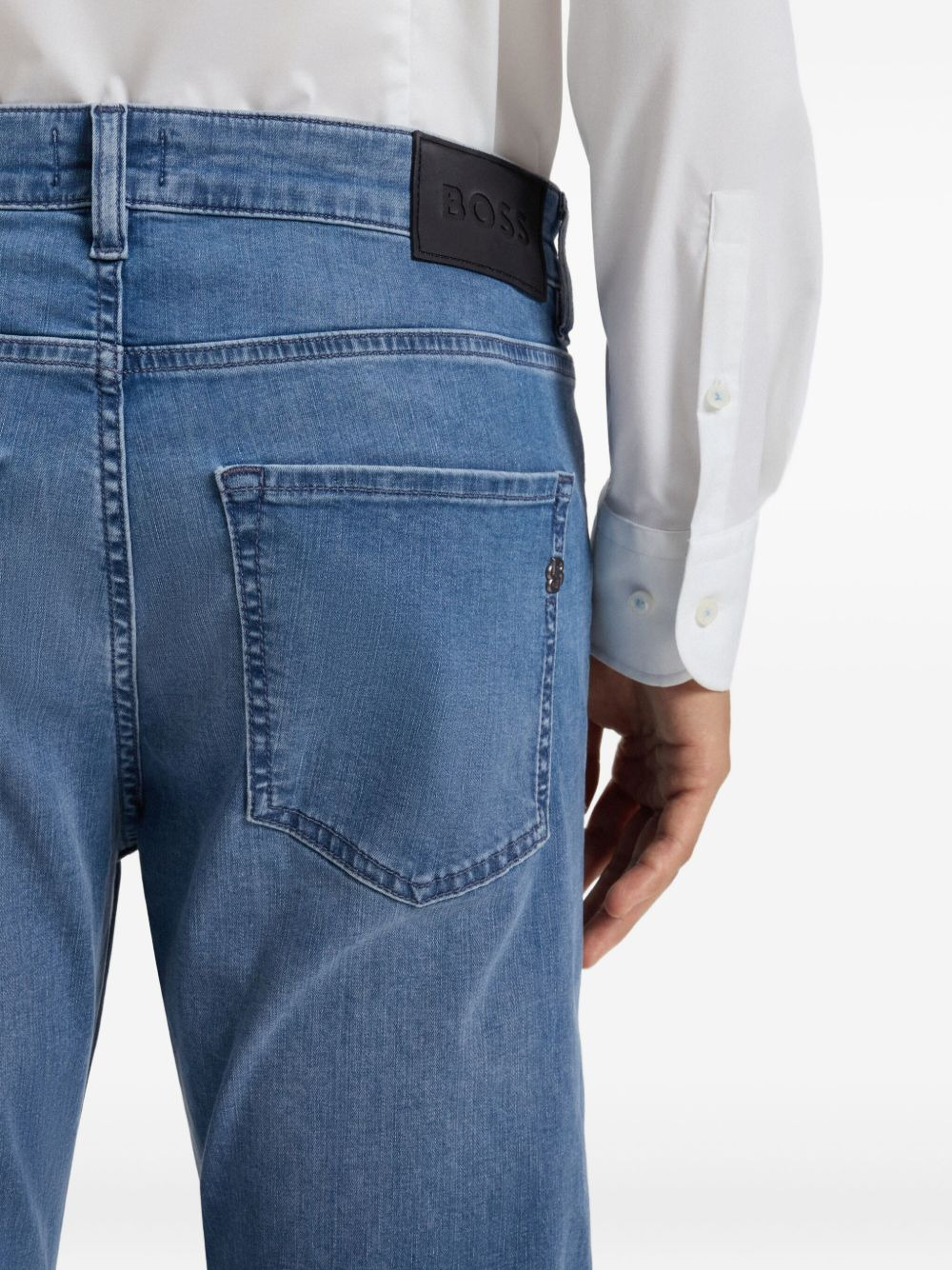 logo-appliqué jeans - 5