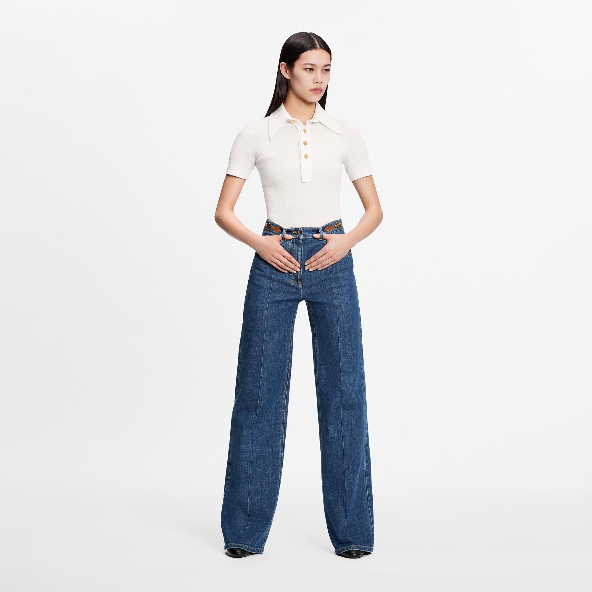 Retro Organic Cotton Denim Straight-Cut Jeans - 2