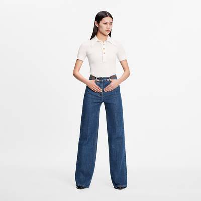 Louis Vuitton Retro Organic Cotton Denim Straight-Cut Jeans outlook