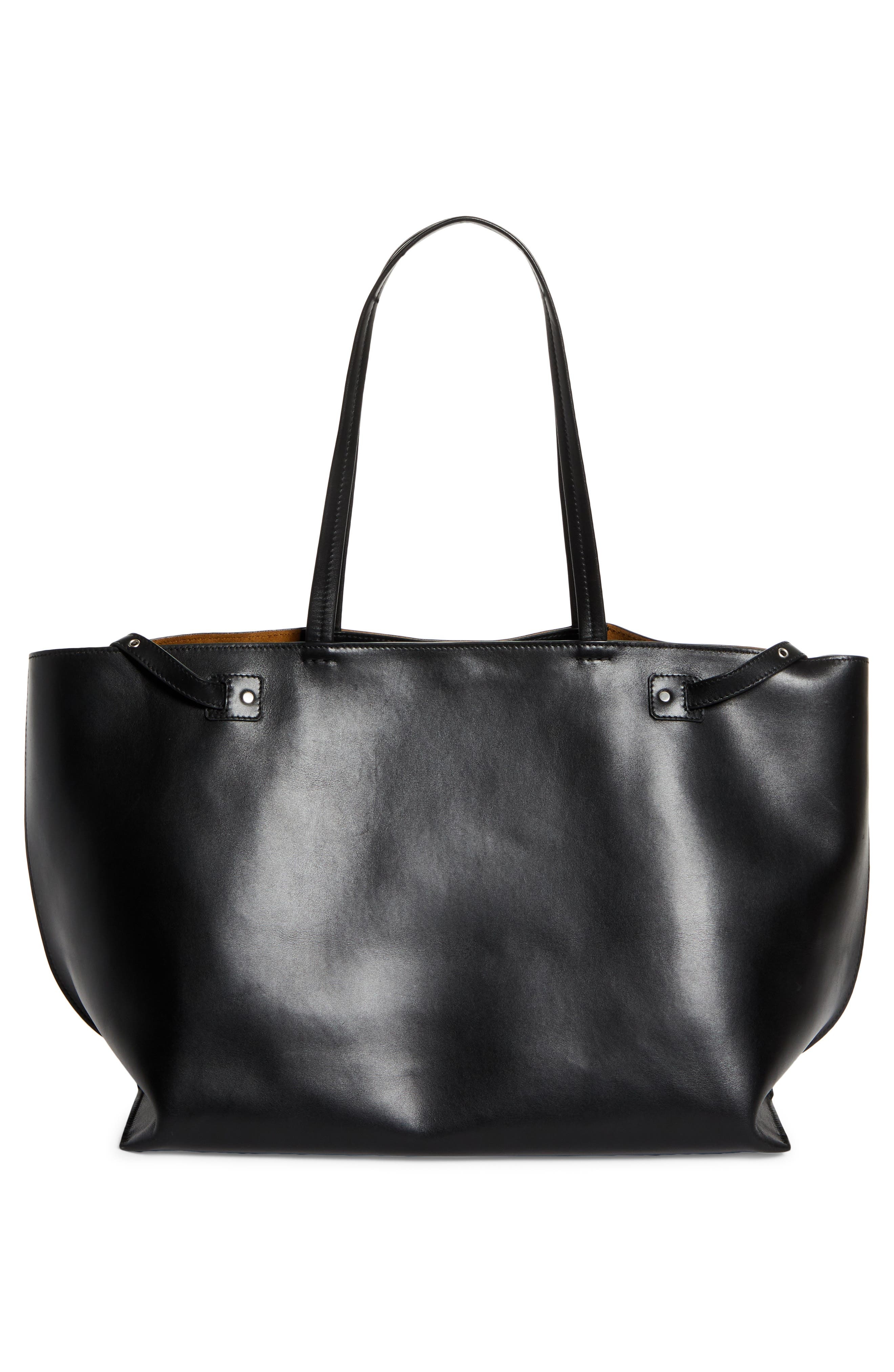 Proenza Schouler Days Leather Tote in Black at Nordstrom - 4