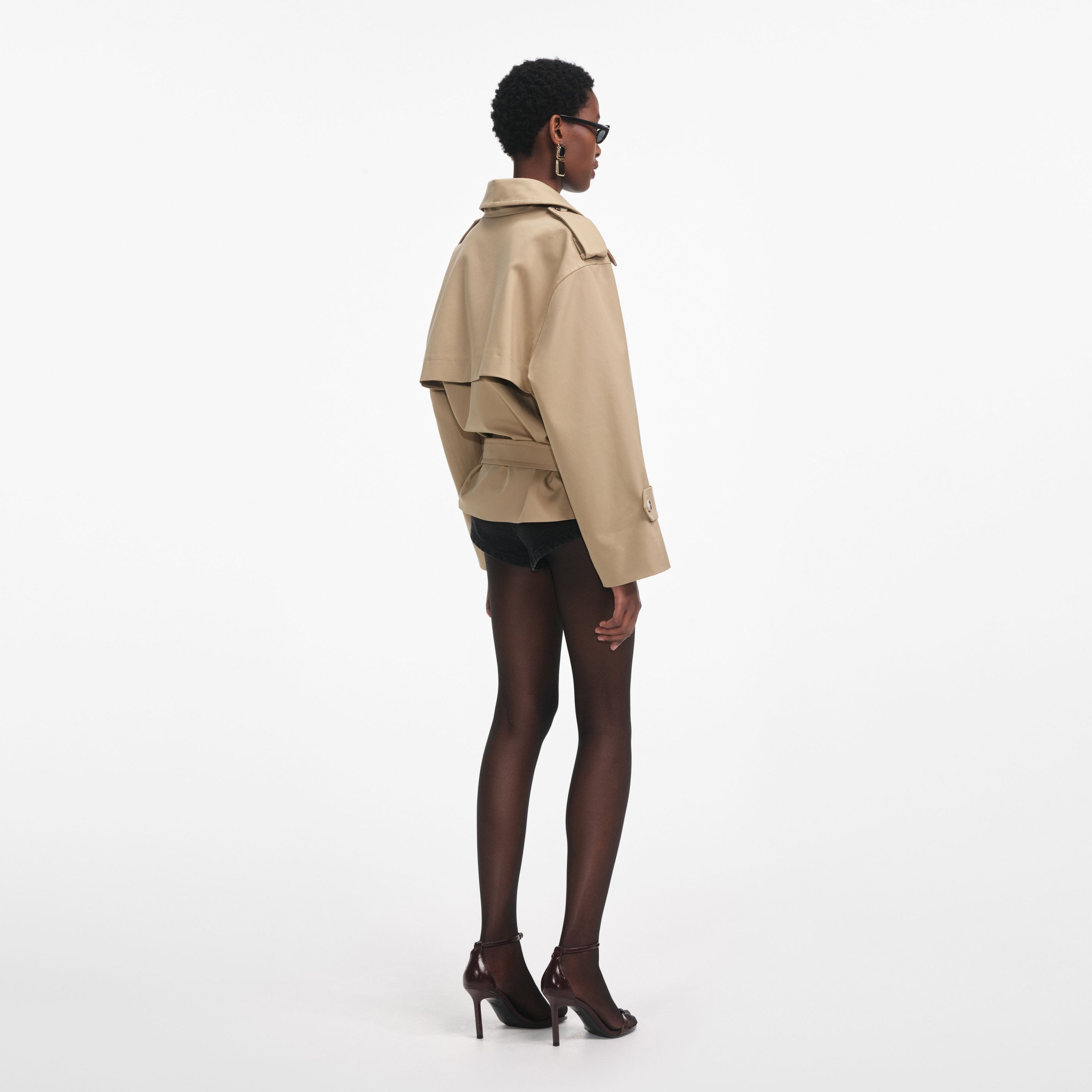 Beige Trench Jacket - 3