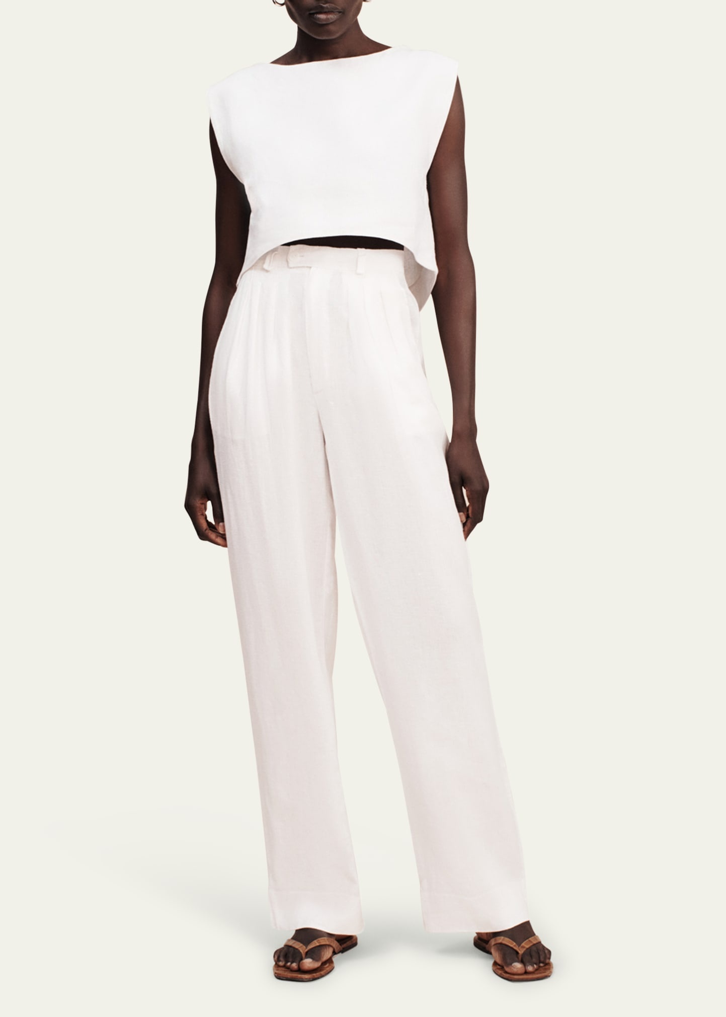 Louis Tailored Straight-Leg Trousers - 2