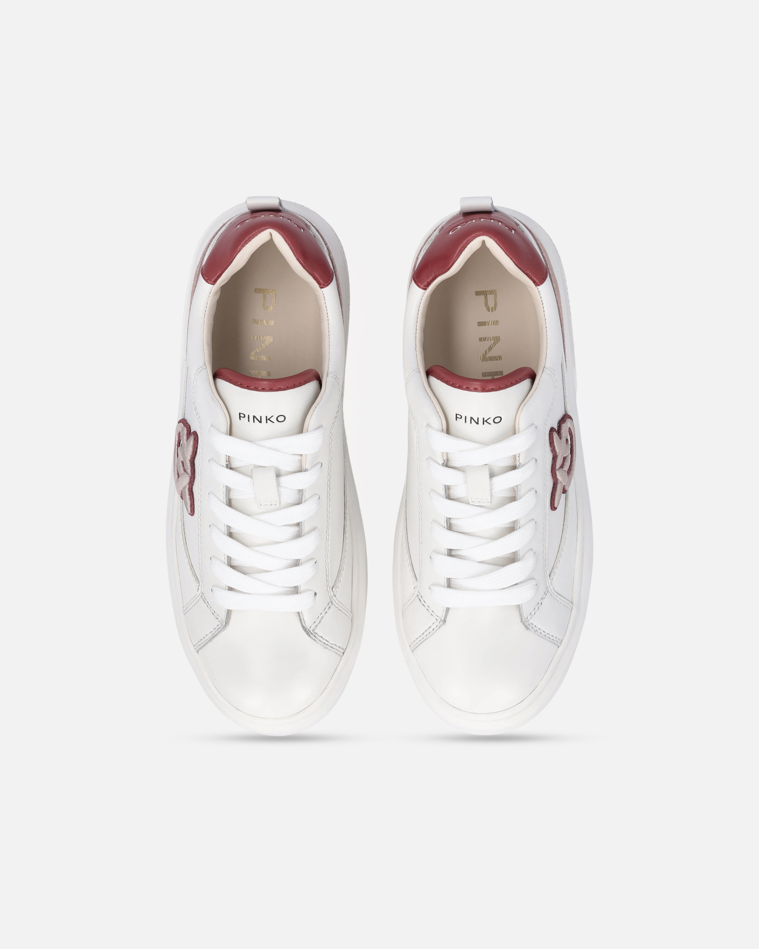 LEATHER PLATFORM SNEAKERS - 8