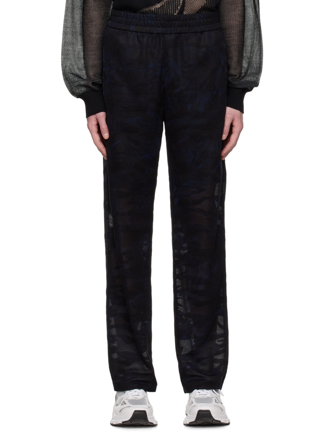 Black Camouflage Trousers - 1