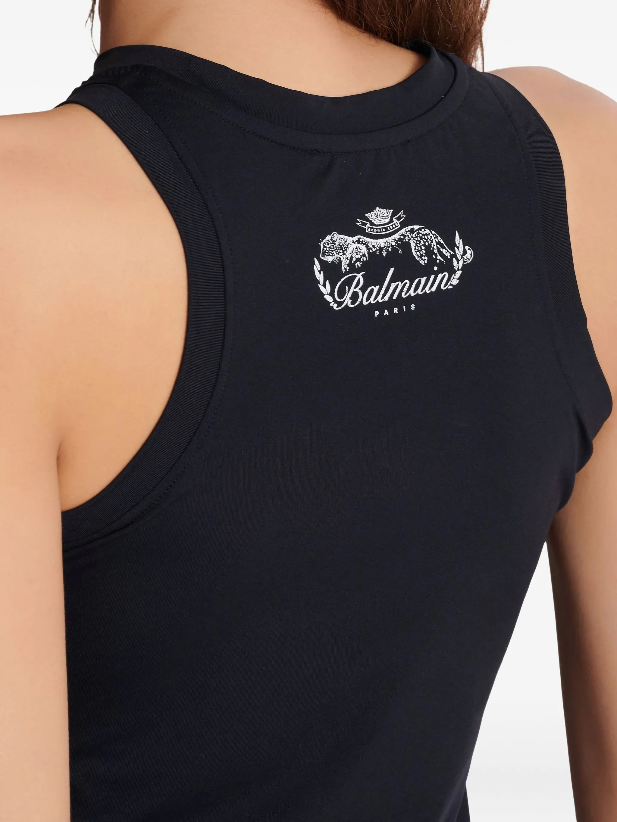 Balmain Leopard-print Halterneck Top - 2