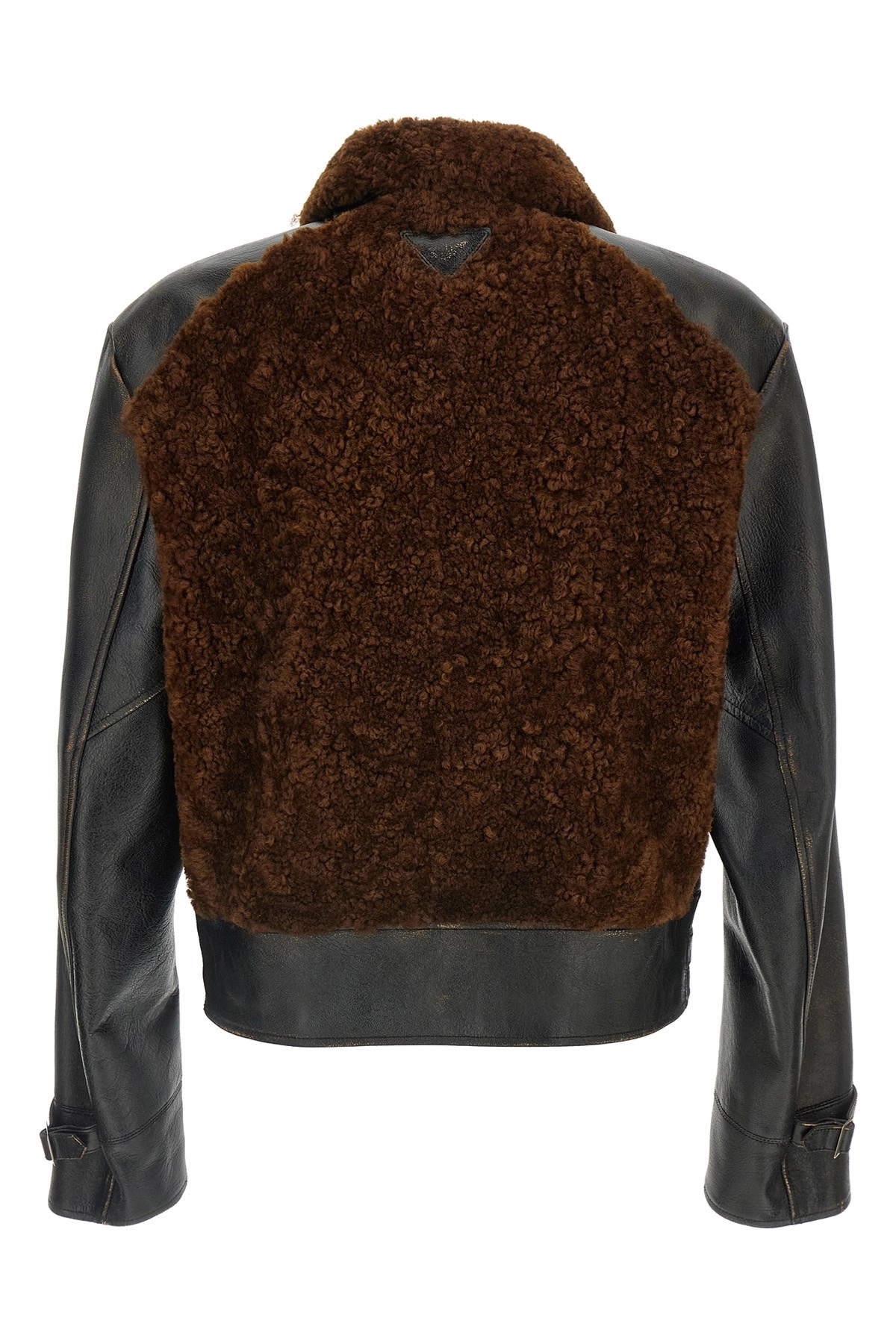 Sheepskin and leather jacket - 2