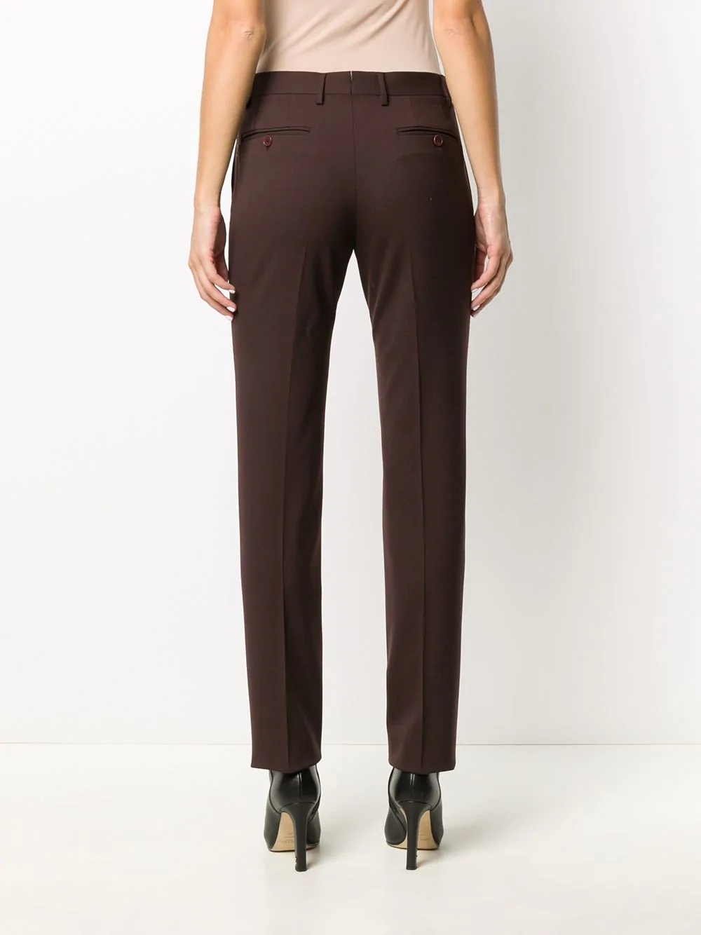 slim-fit tailored trousers - 4