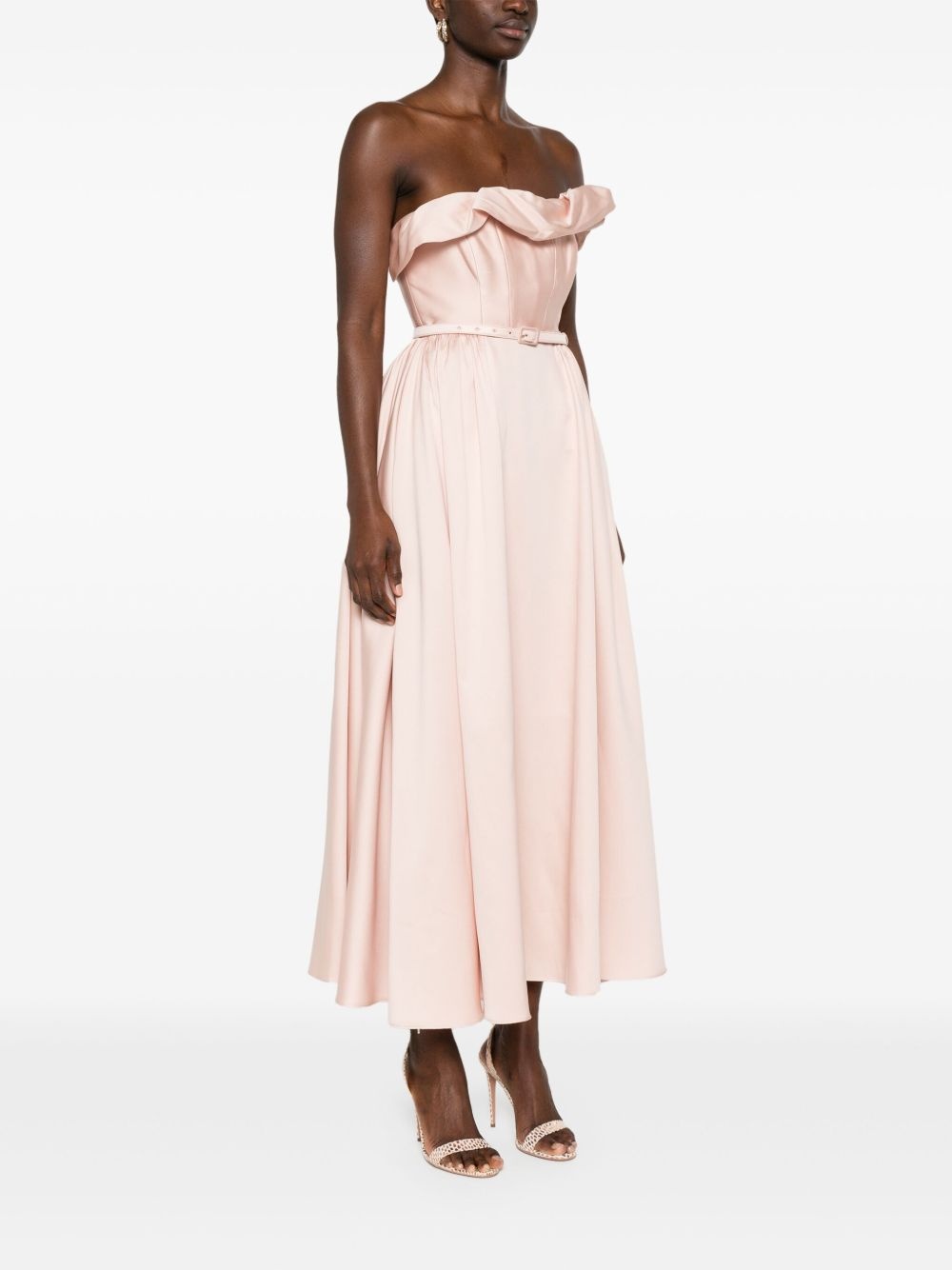 ruffle midi dress - 3