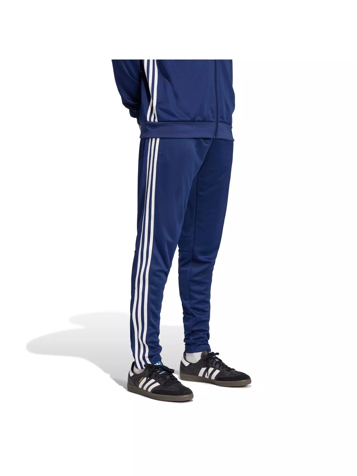 Men's Tiro 25 Essentials Training Tracksuit Bottoms -Blue - 3