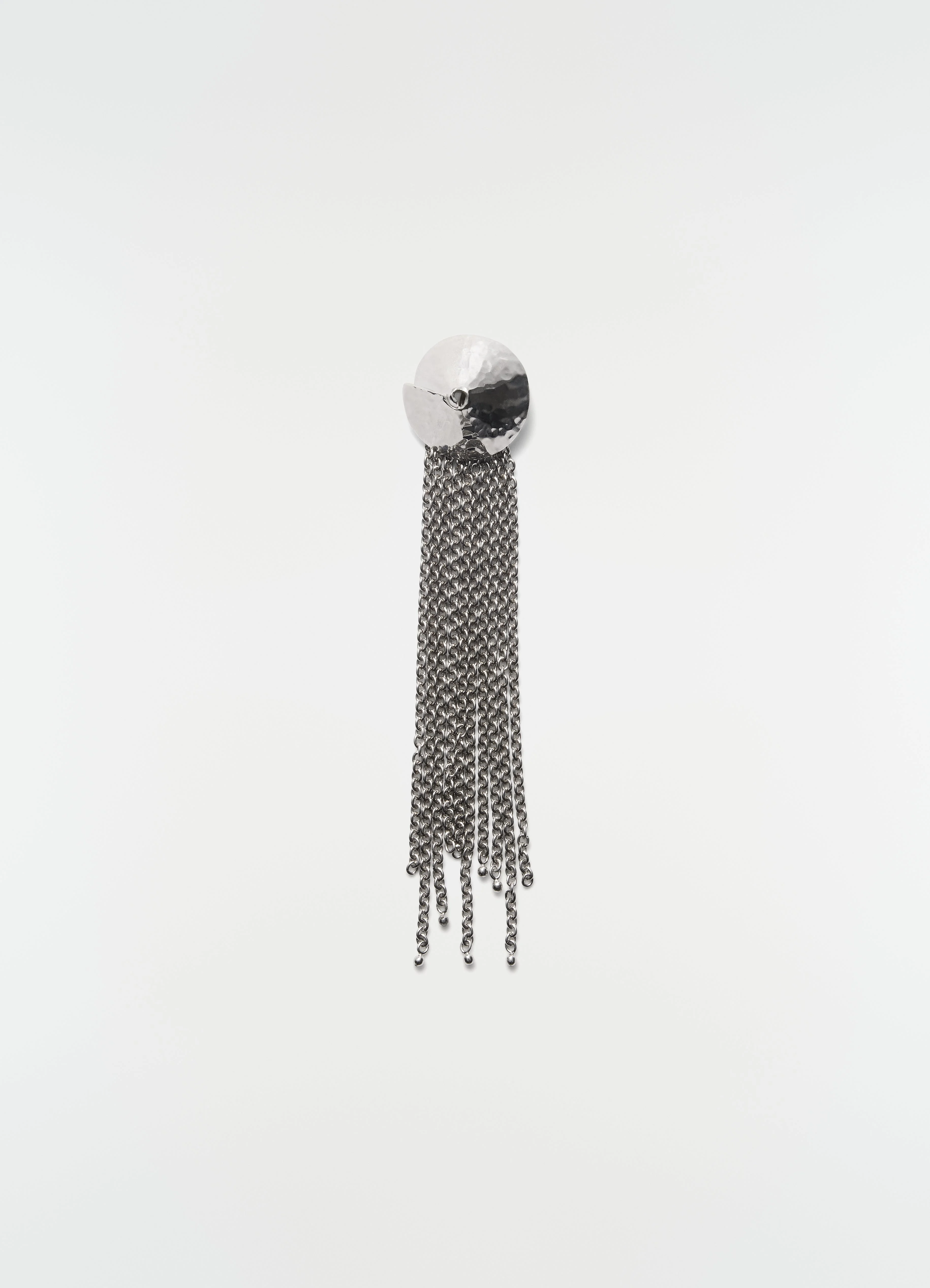 CHAINS TASSEL PIN IN BRASS - 1