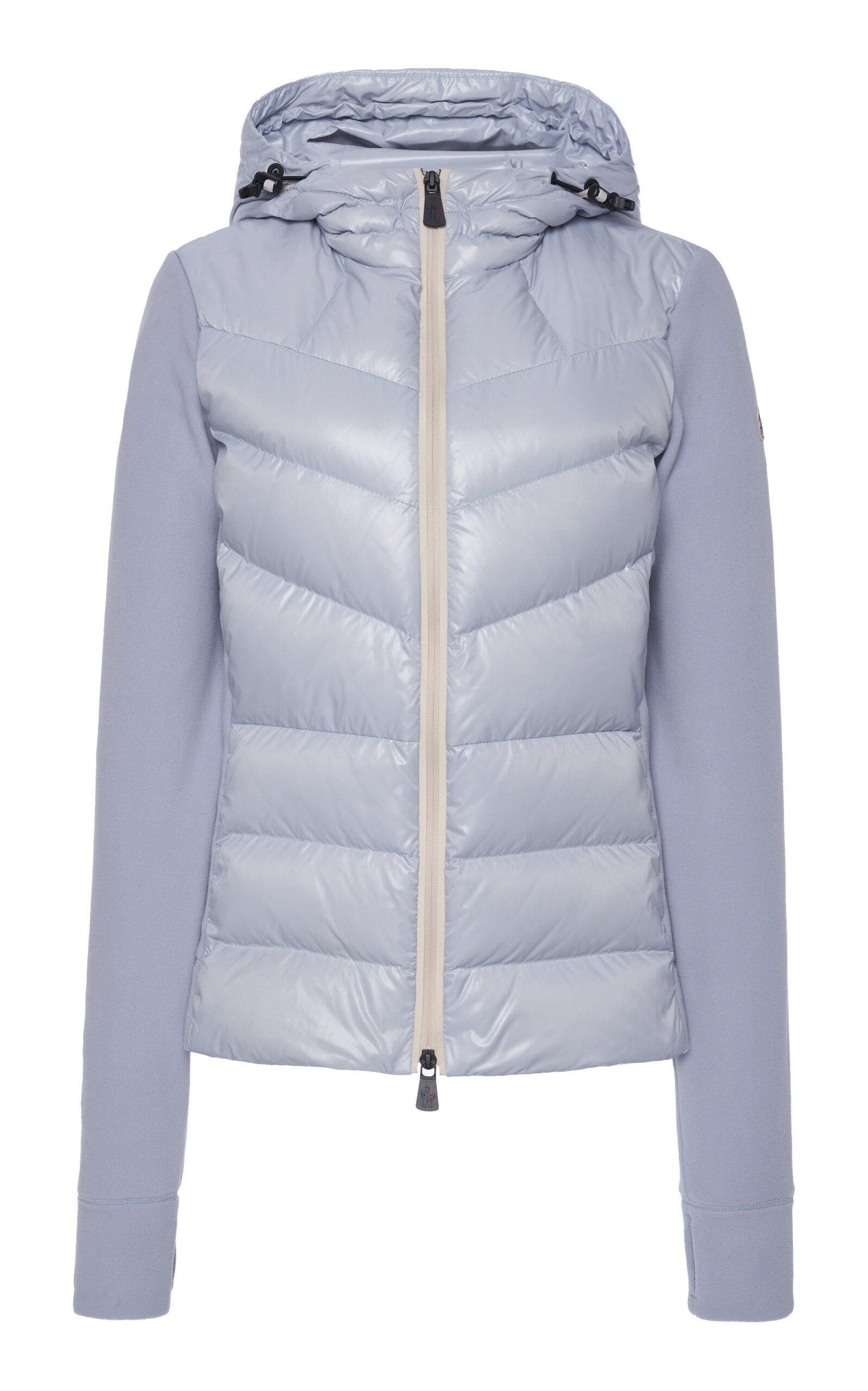 Down-Paneled Fleece Cardigan blue - 1