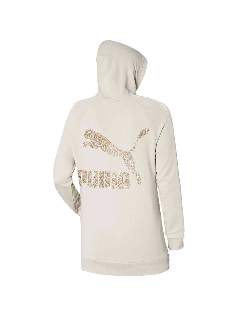 PUMA Kiss Artica T7 zip-up striped-sleeve hoodie outlook