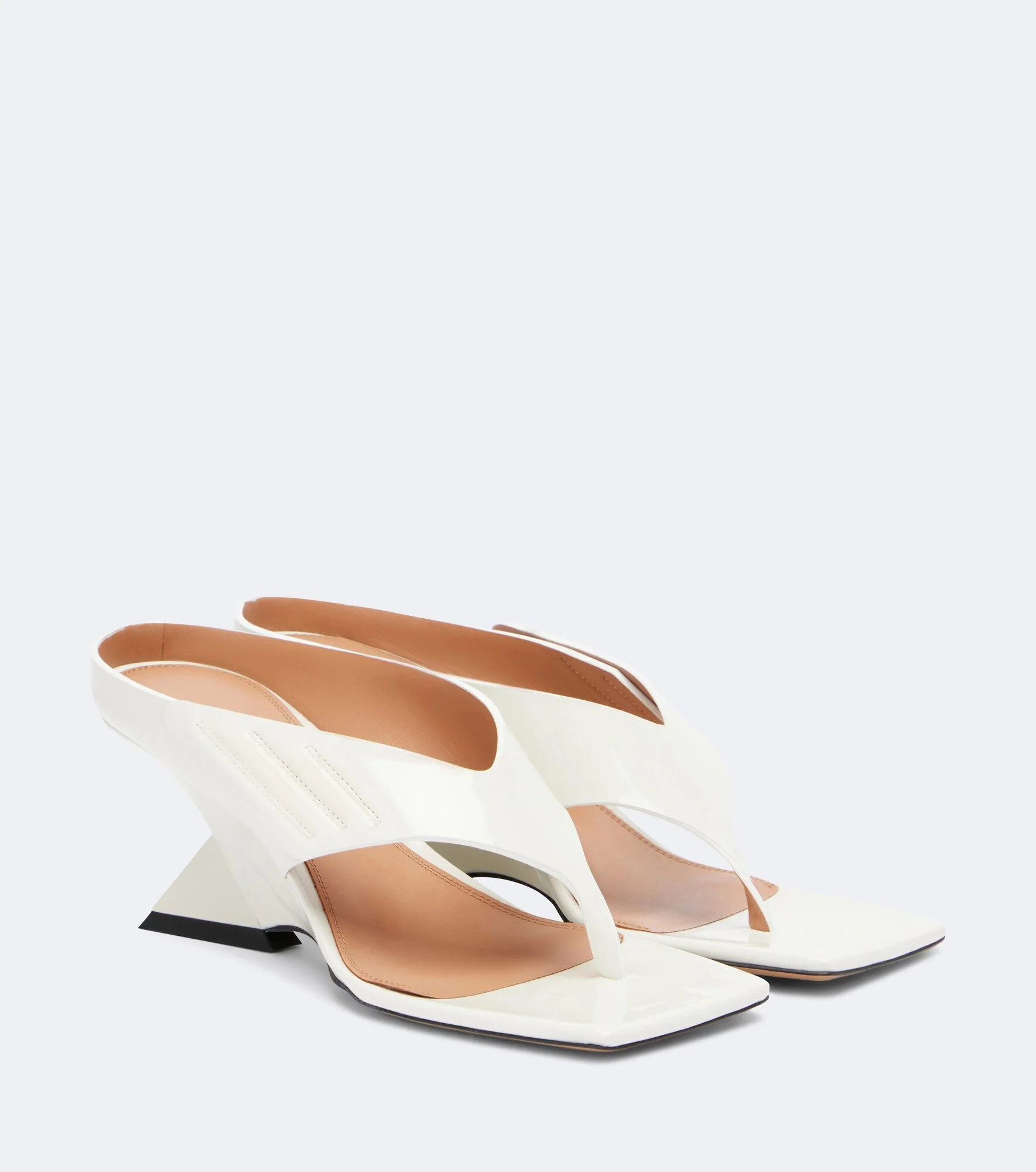 Cheope patent leather wedge sandals - 1