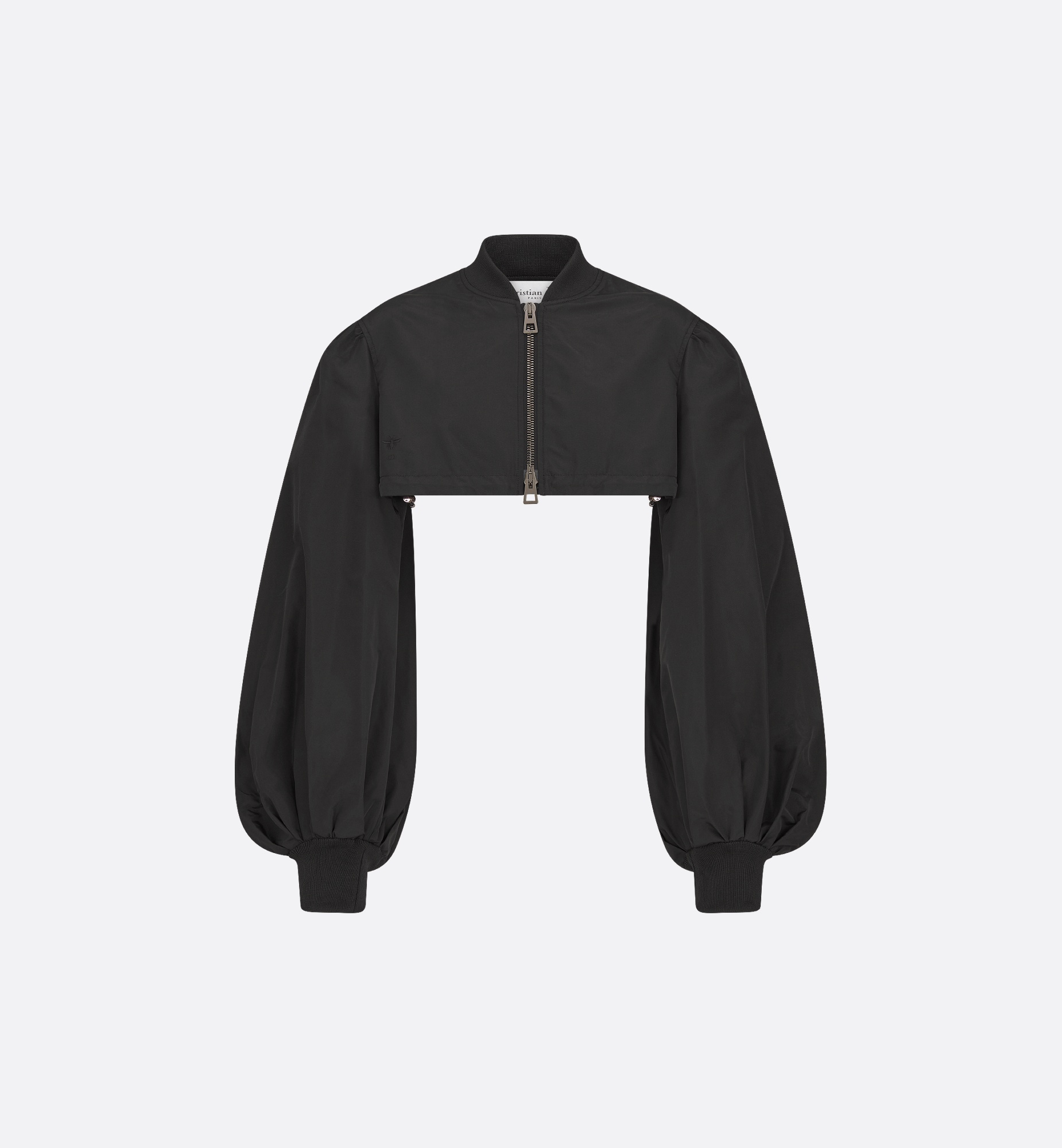 Cropped Bomber Jacket - 1