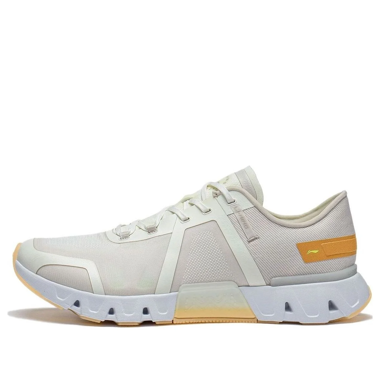 (WMNS) Li-Ning Ling Ling 'Cream White 'Yellow' AFVT004-6 - 1