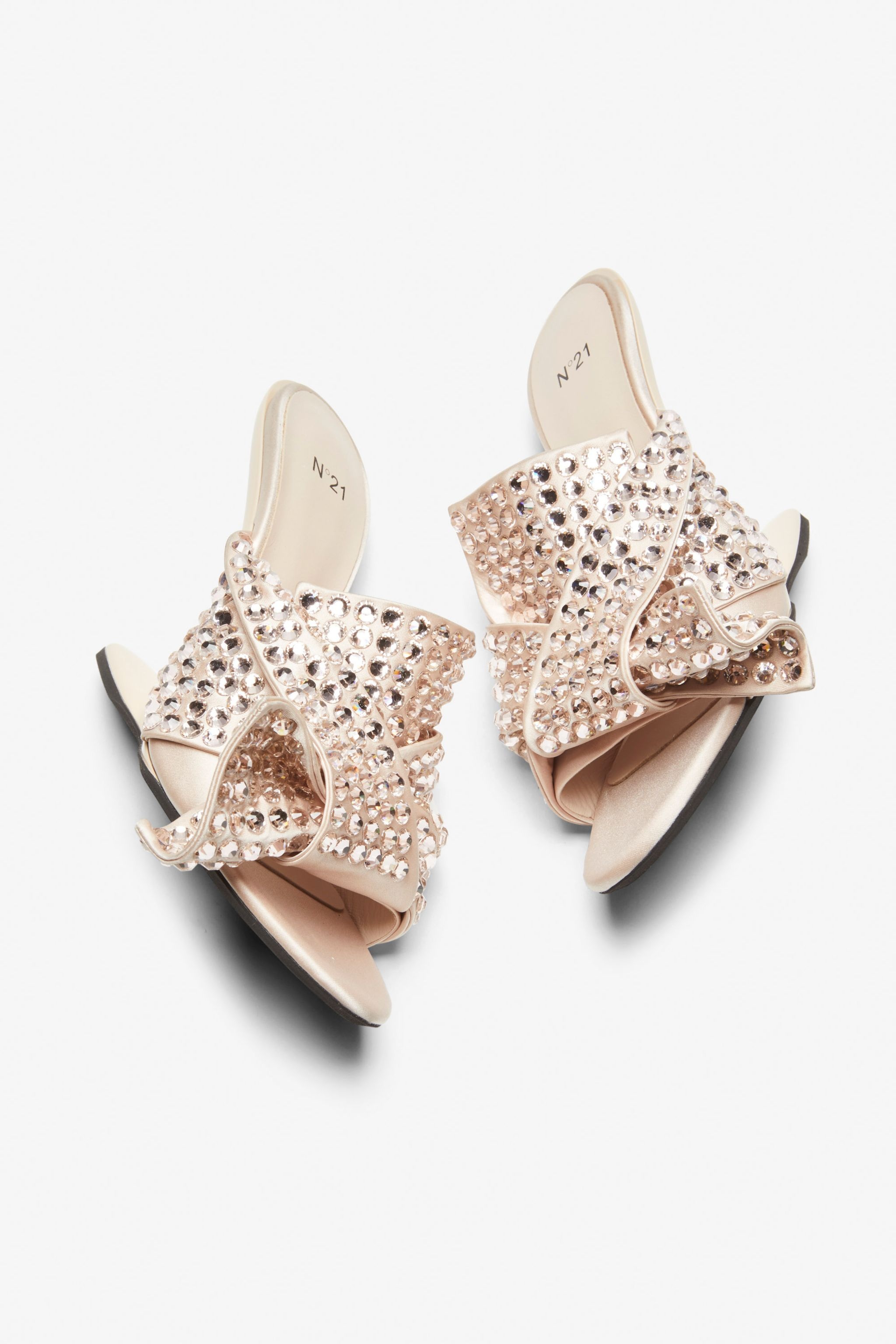 CRYSTAL BOW MULES - 4