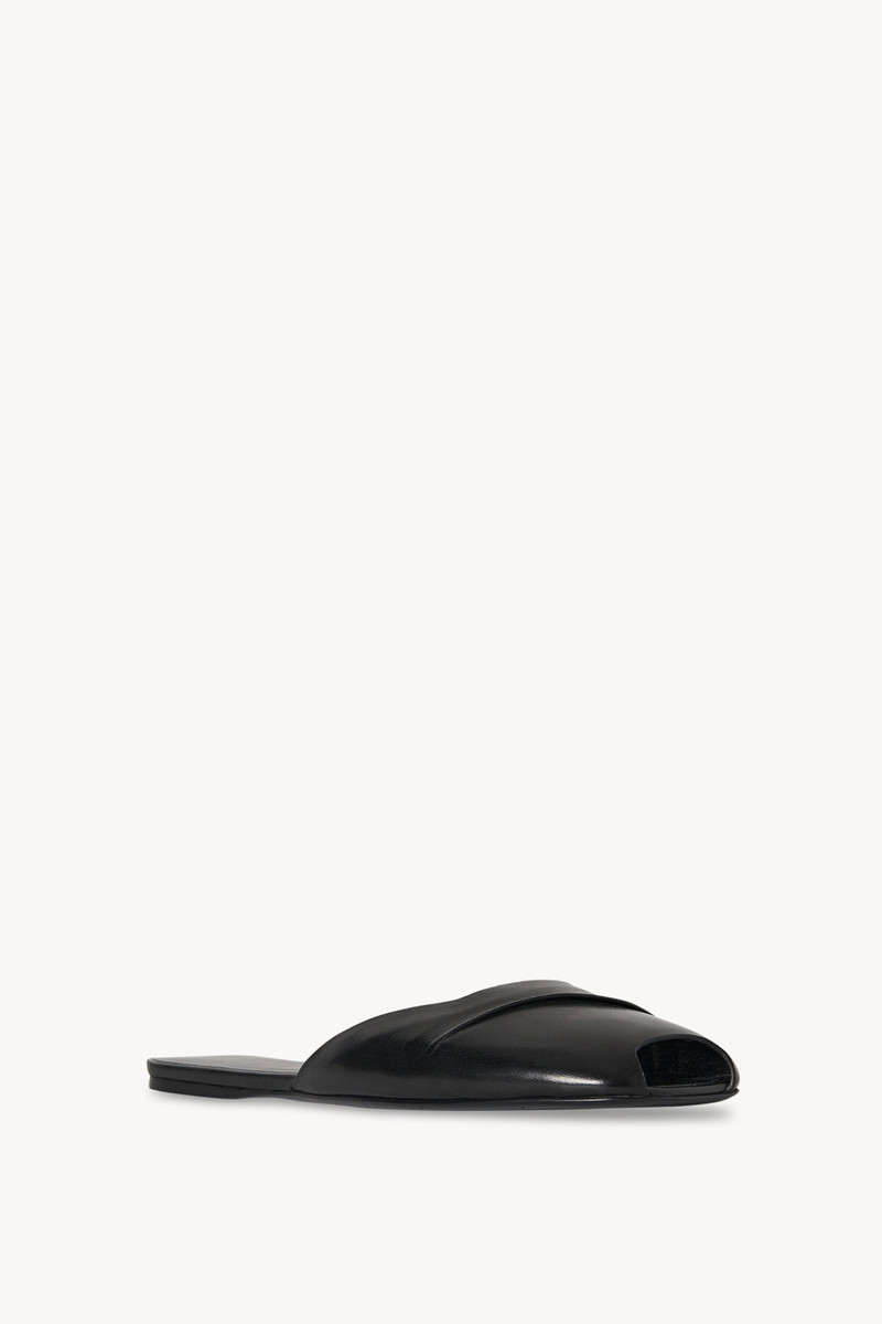 The Row Milla Flat in Leather outlook