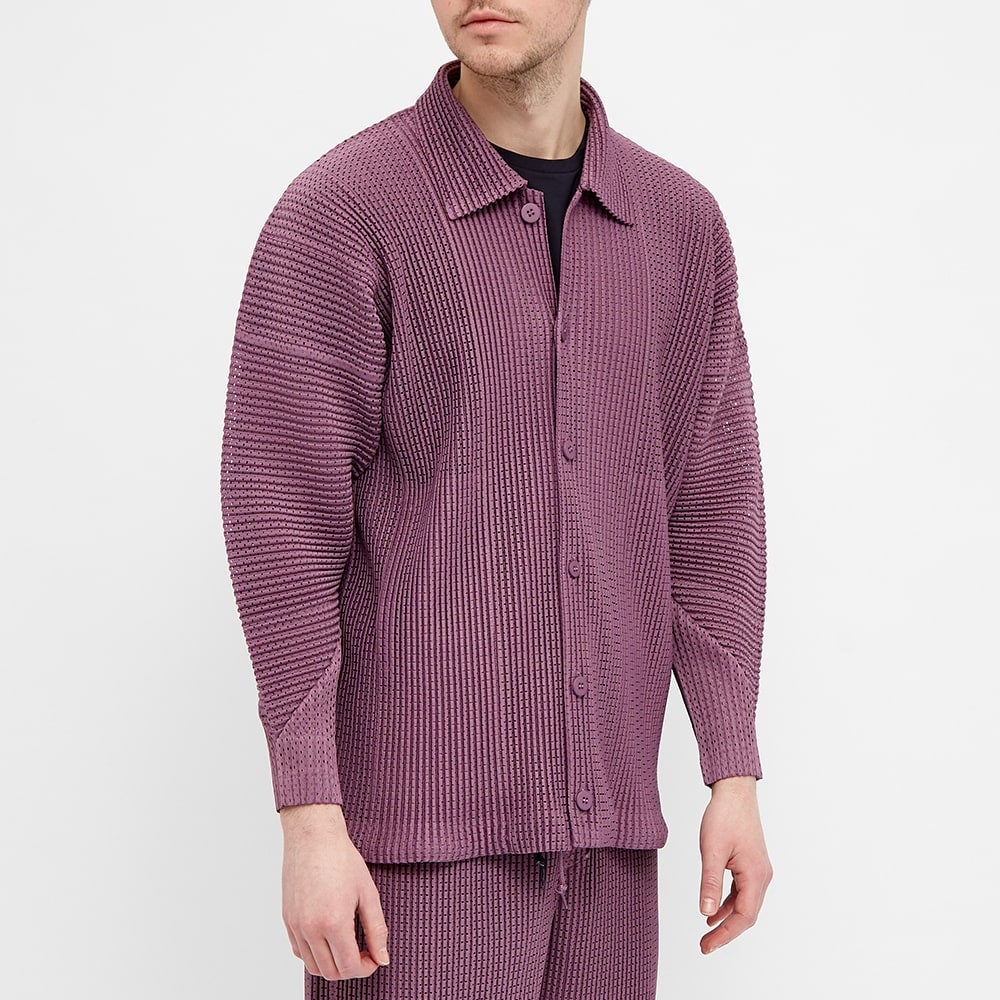 Homme Plissé Issey Miyake Colourful Mesh Pleated Coach Jacket - 4