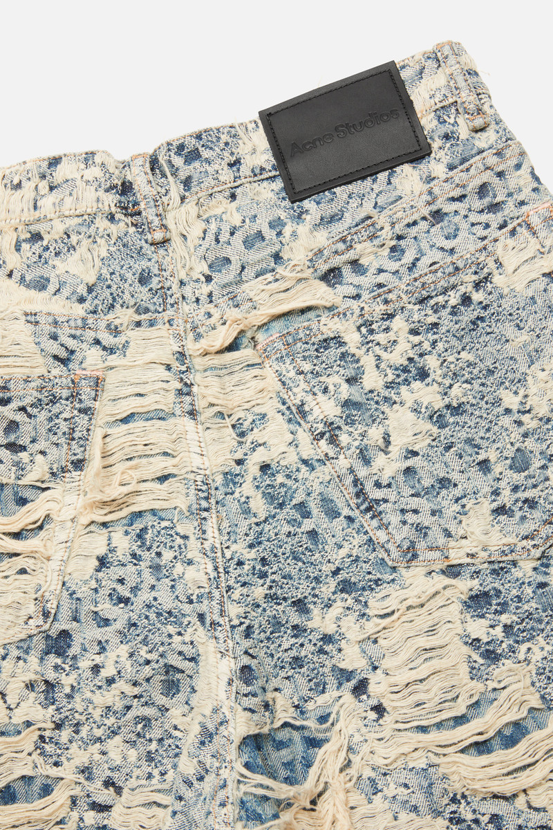 Denim shorts - Loose fit - Mid Blue 5