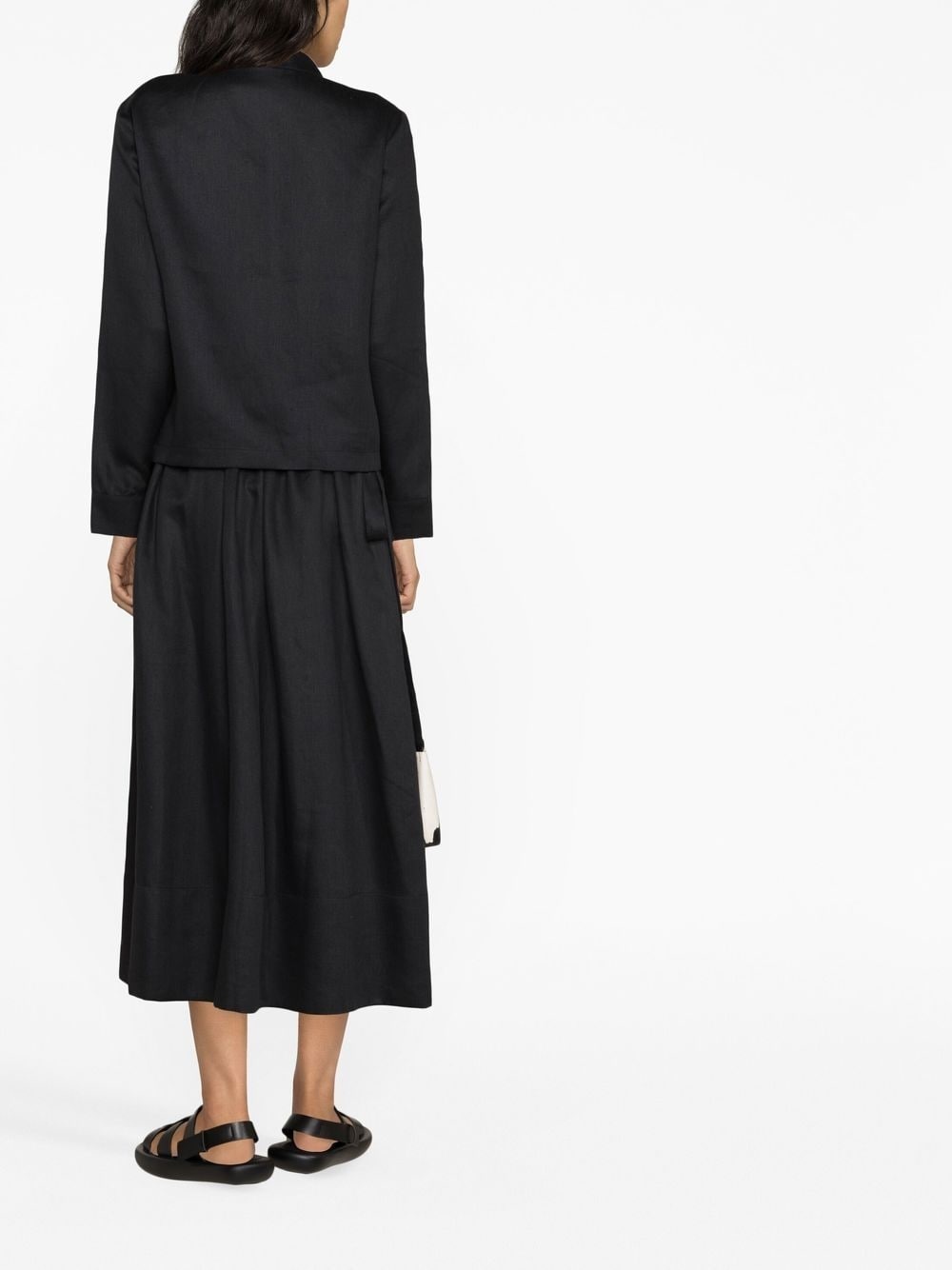 Coco full linen midi skirt - 4
