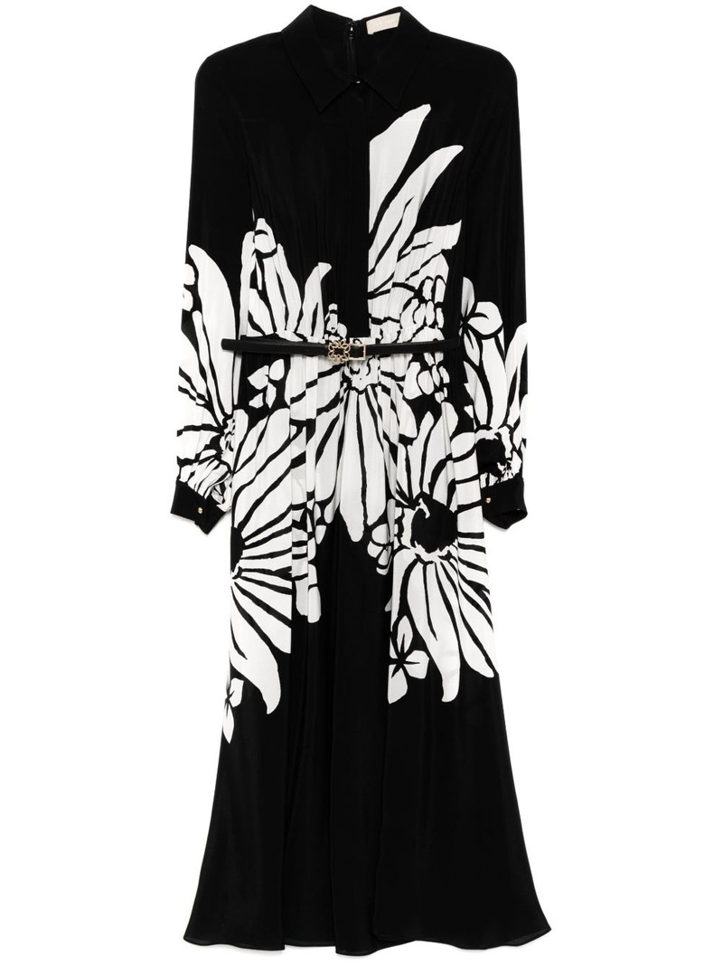 printed silk dress 1